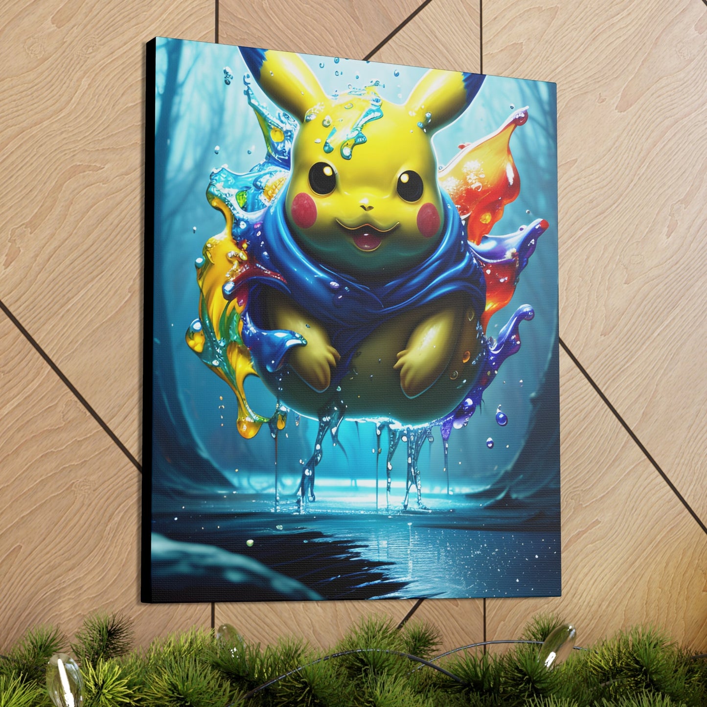 Aqueous Aurora Canvas - Pokestalgia LLC