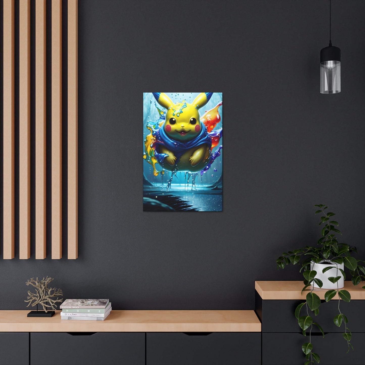 Aqueous Aurora Canvas - Pokestalgia LLC