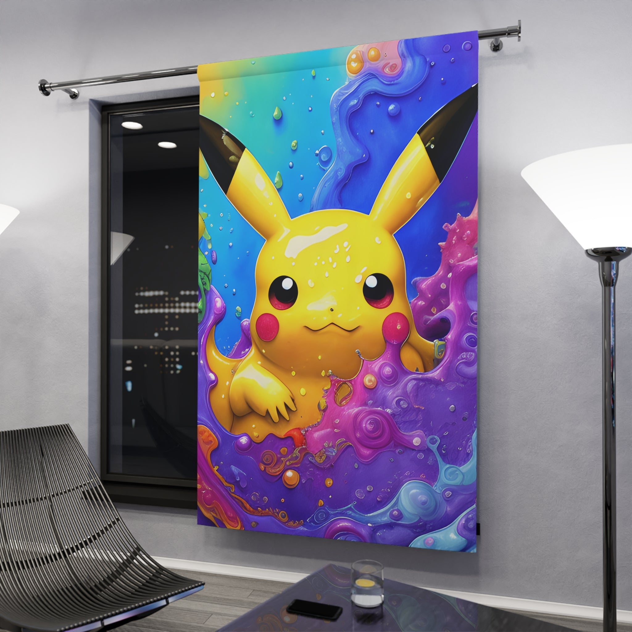 Bubbling Brilliance Blackout Curtain – Pokestalgia LLC