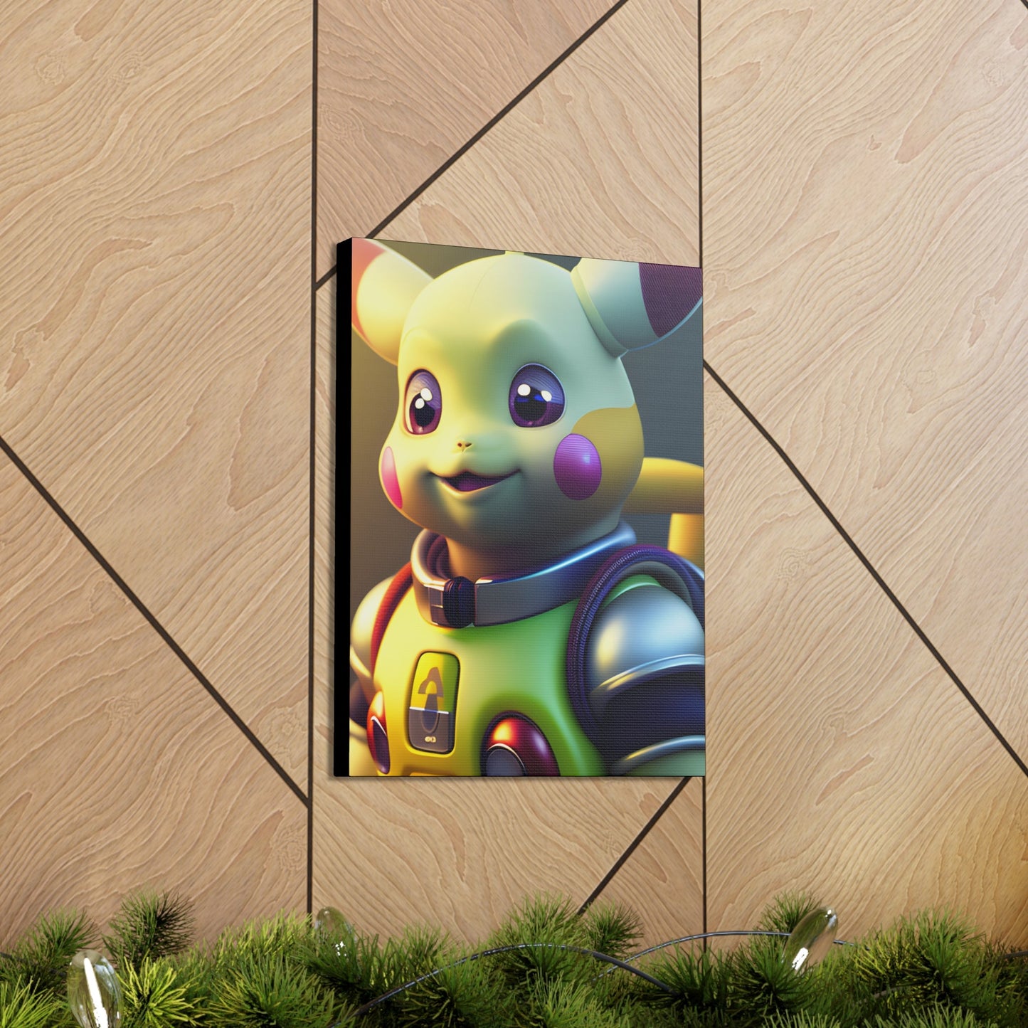 Buzz Lightchu Canvas - Pokestalgia LLC