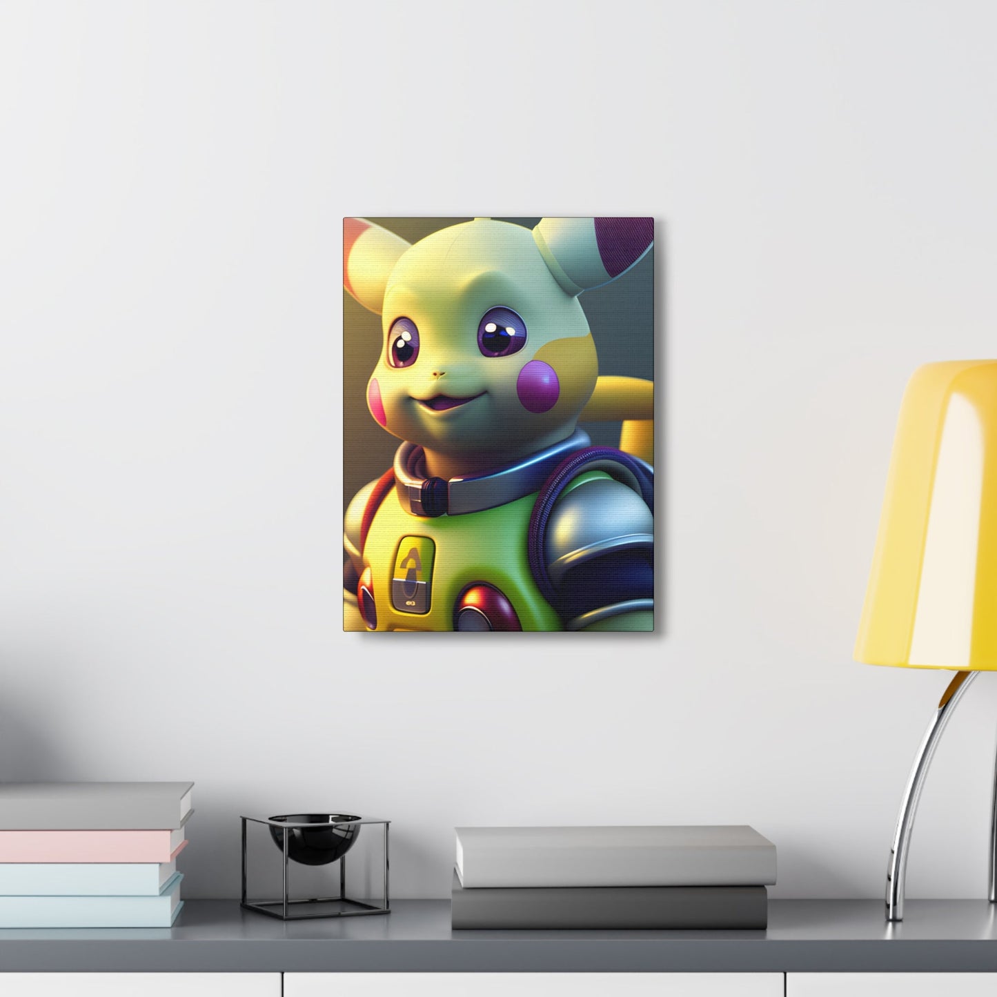 Buzz Lightchu Canvas - Pokestalgia LLC