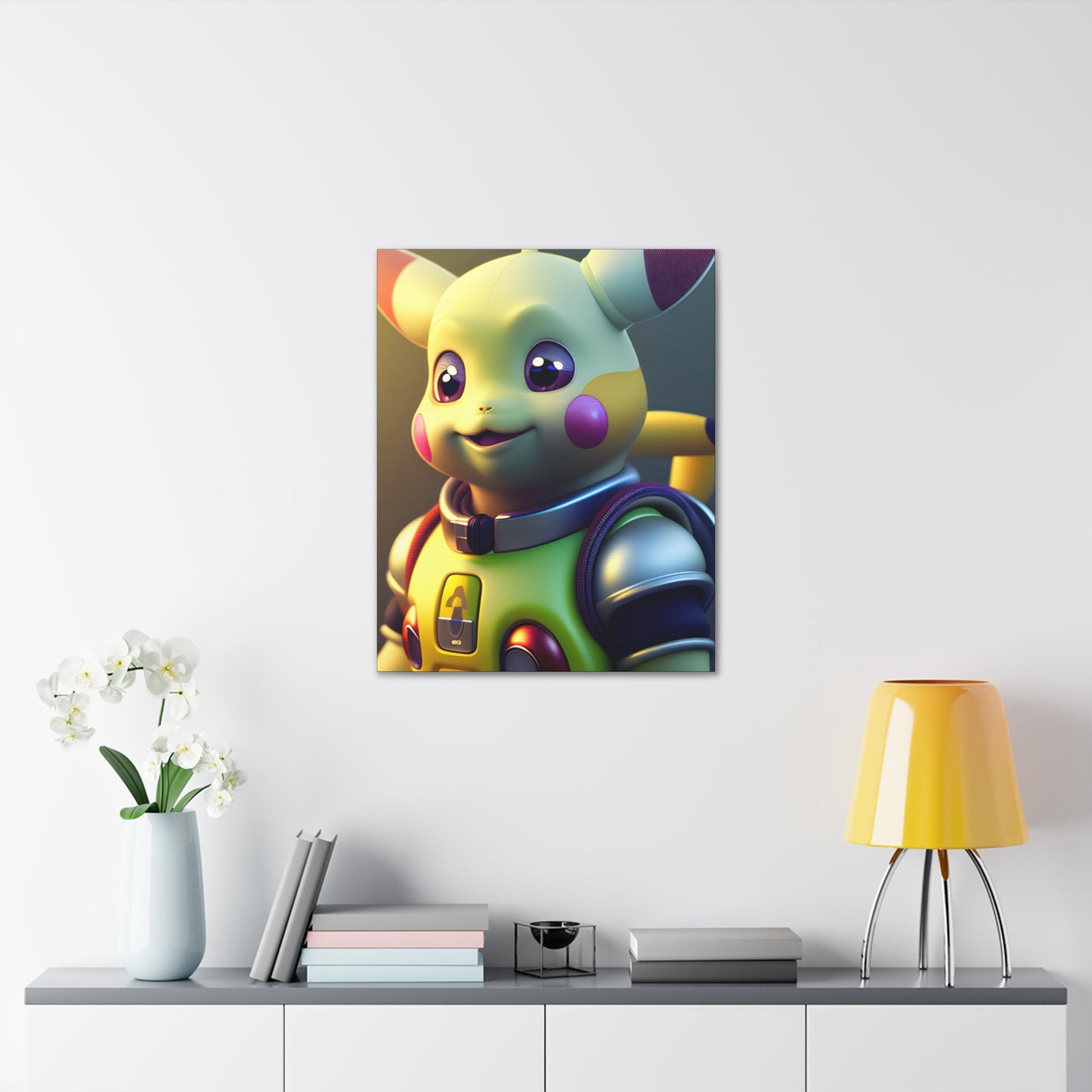 Buzz Lightchu Canvas - Pokestalgia LLC