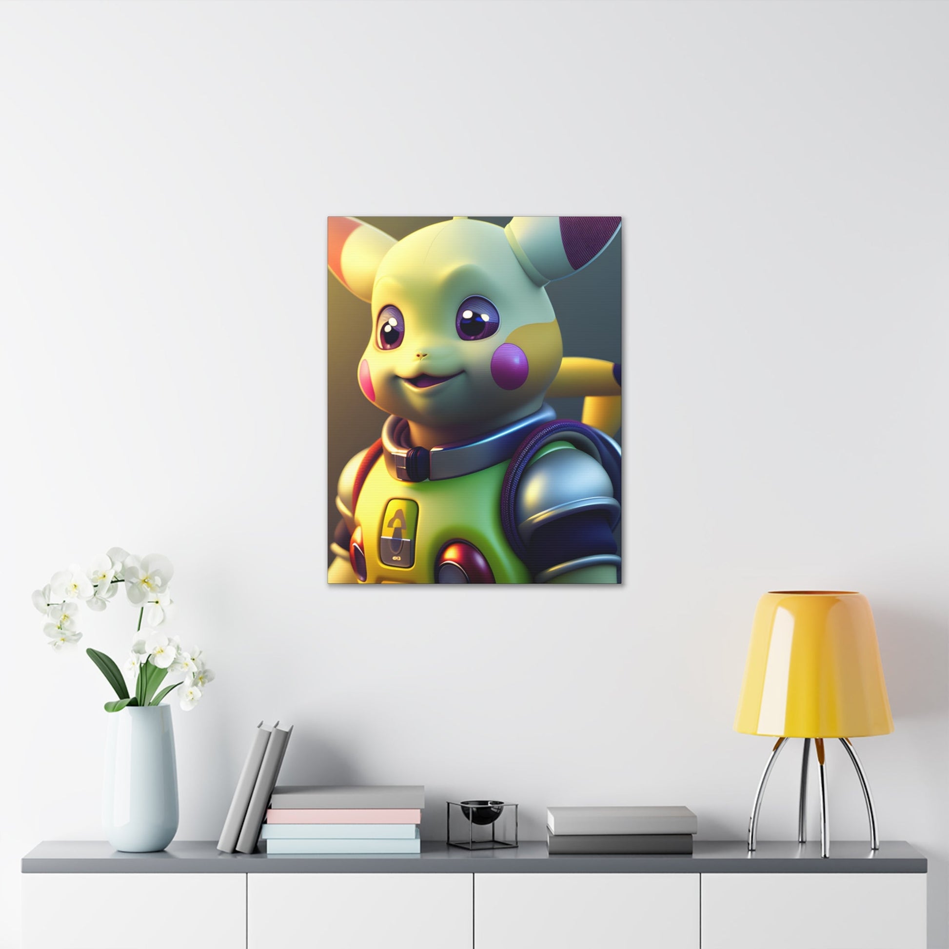 Buzz Lightchu Canvas - Pokestalgia LLC