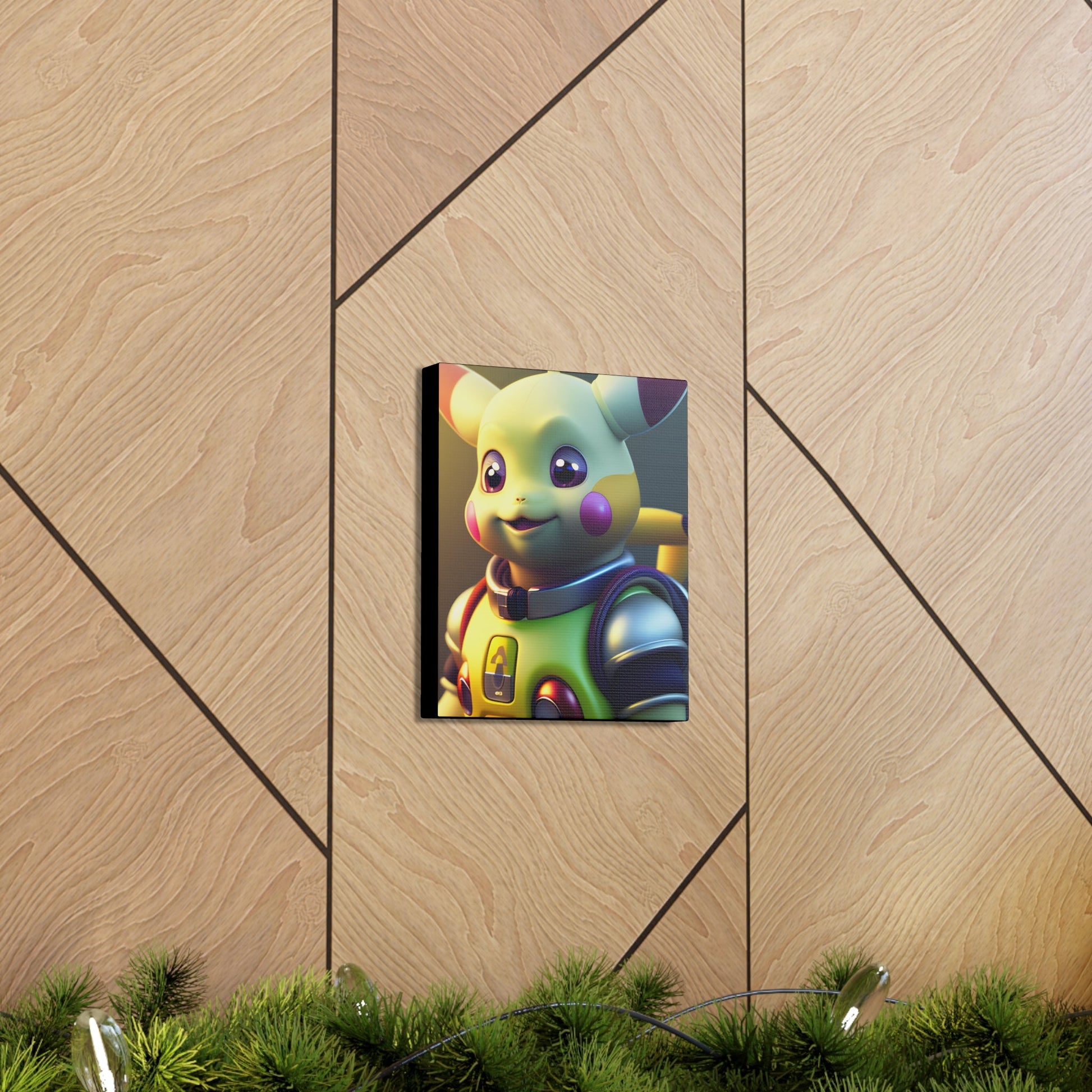 Buzz Lightchu Canvas - Pokestalgia LLC