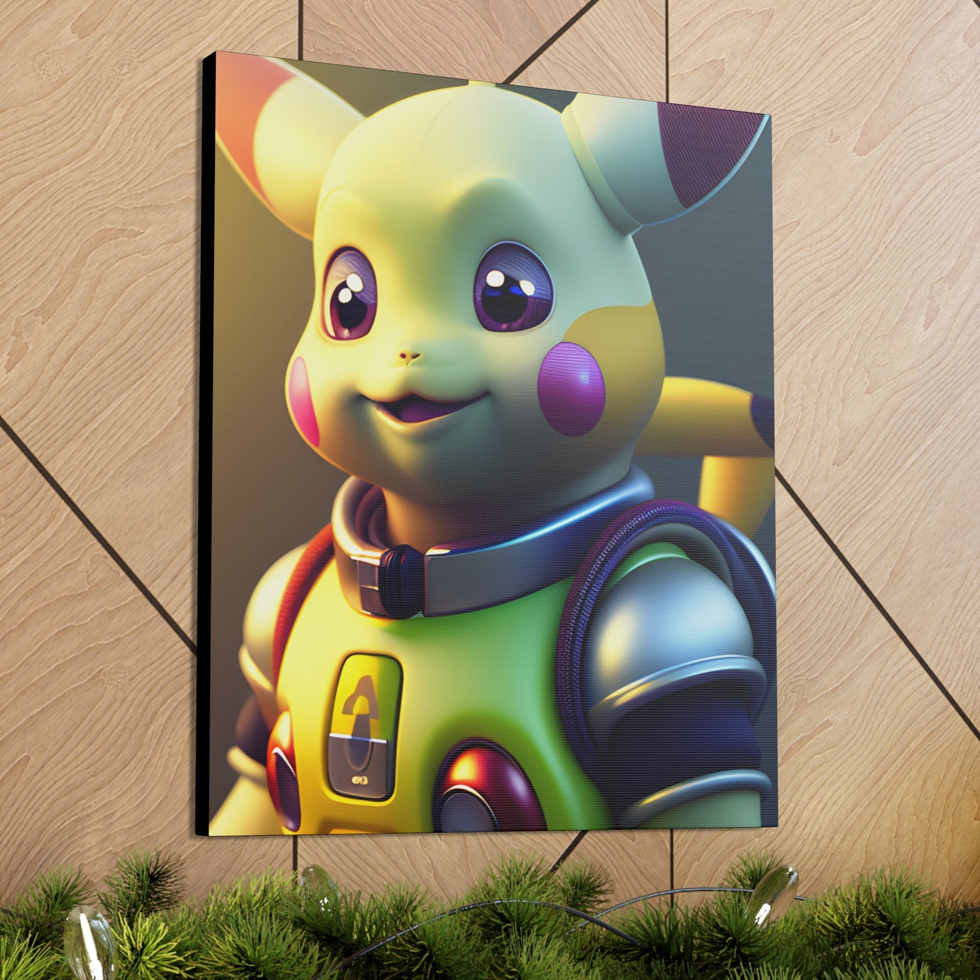 Buzz Lightchu Canvas - Pokestalgia LLC