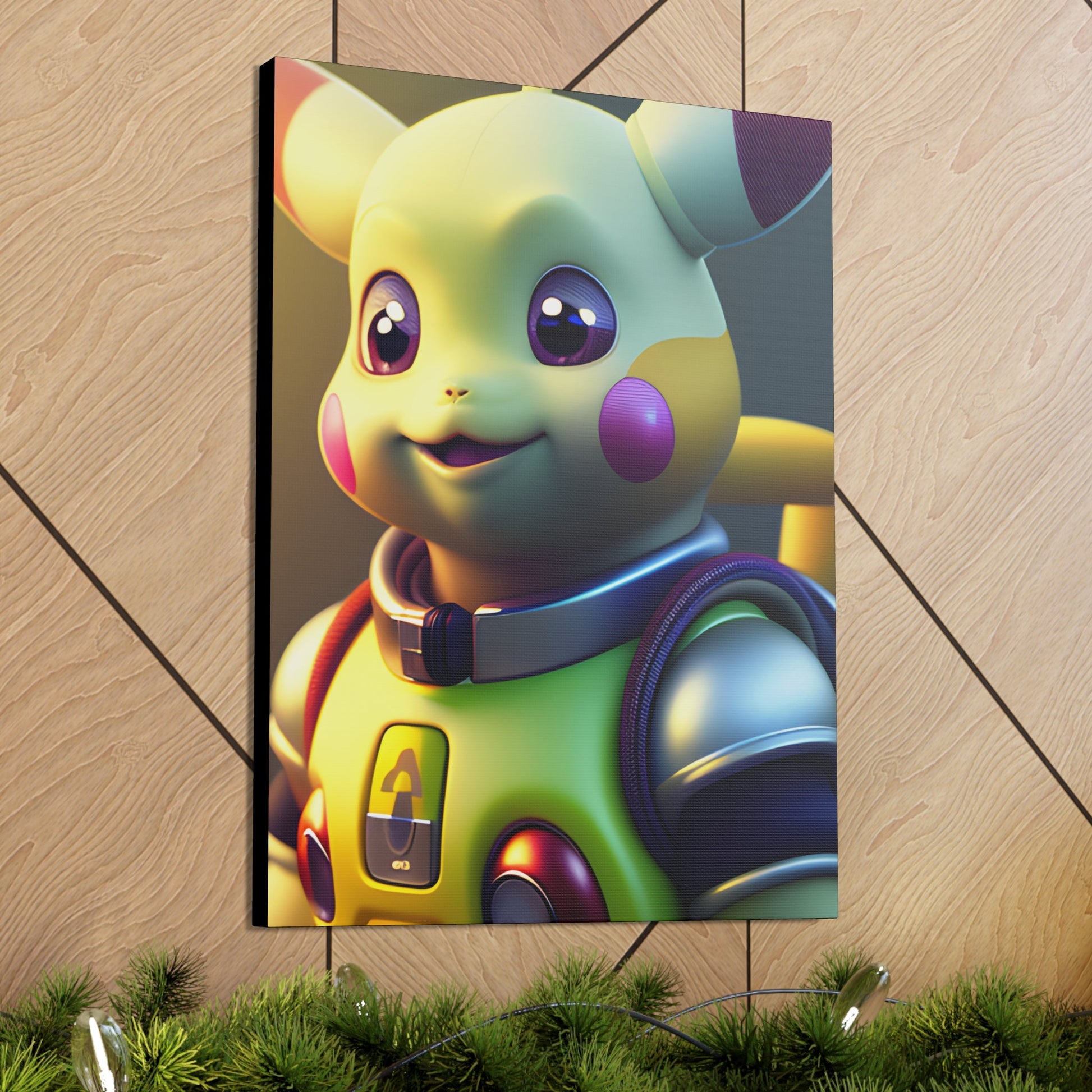 Buzz Lightchu Canvas - Pokestalgia LLC