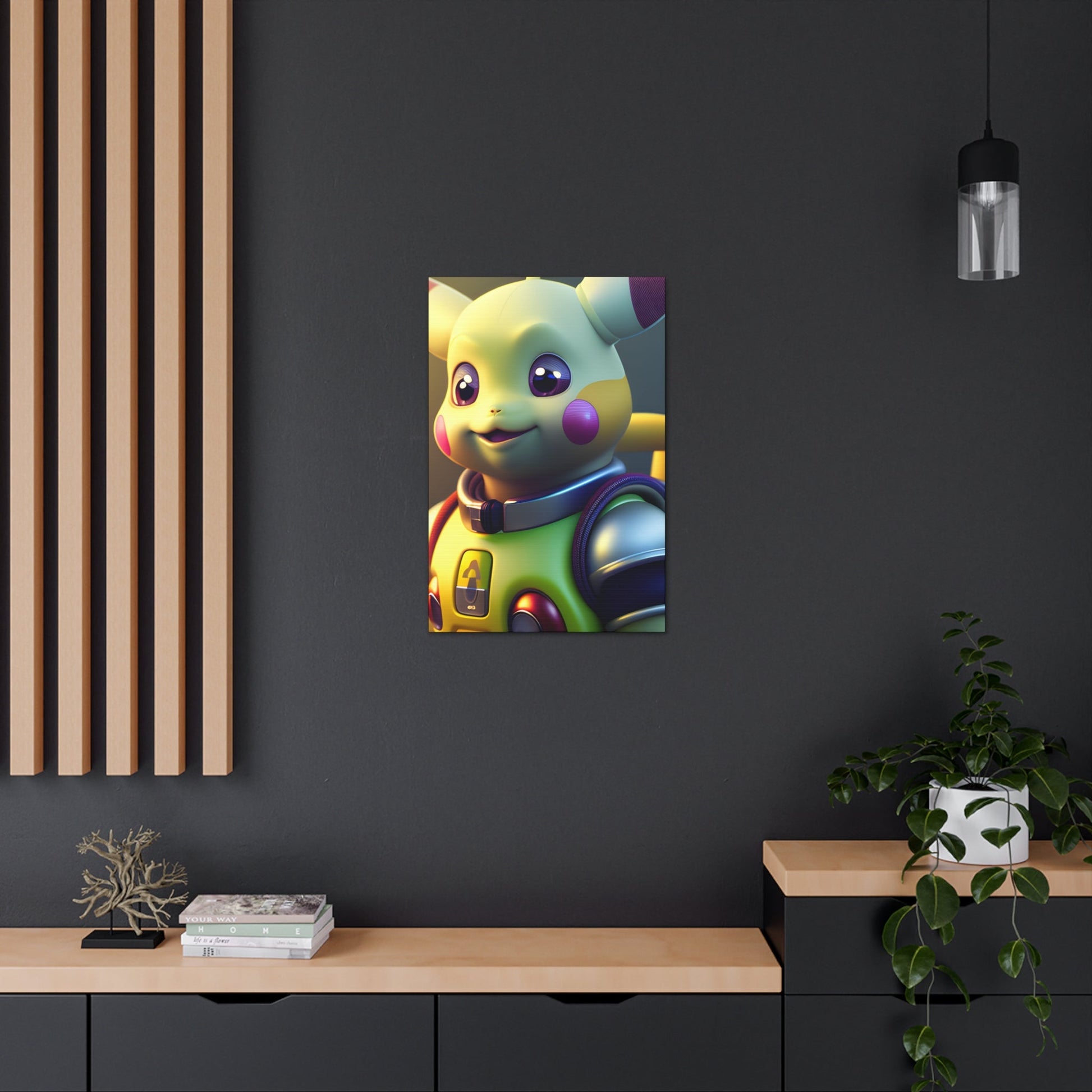 Buzz Lightchu Canvas - Pokestalgia LLC