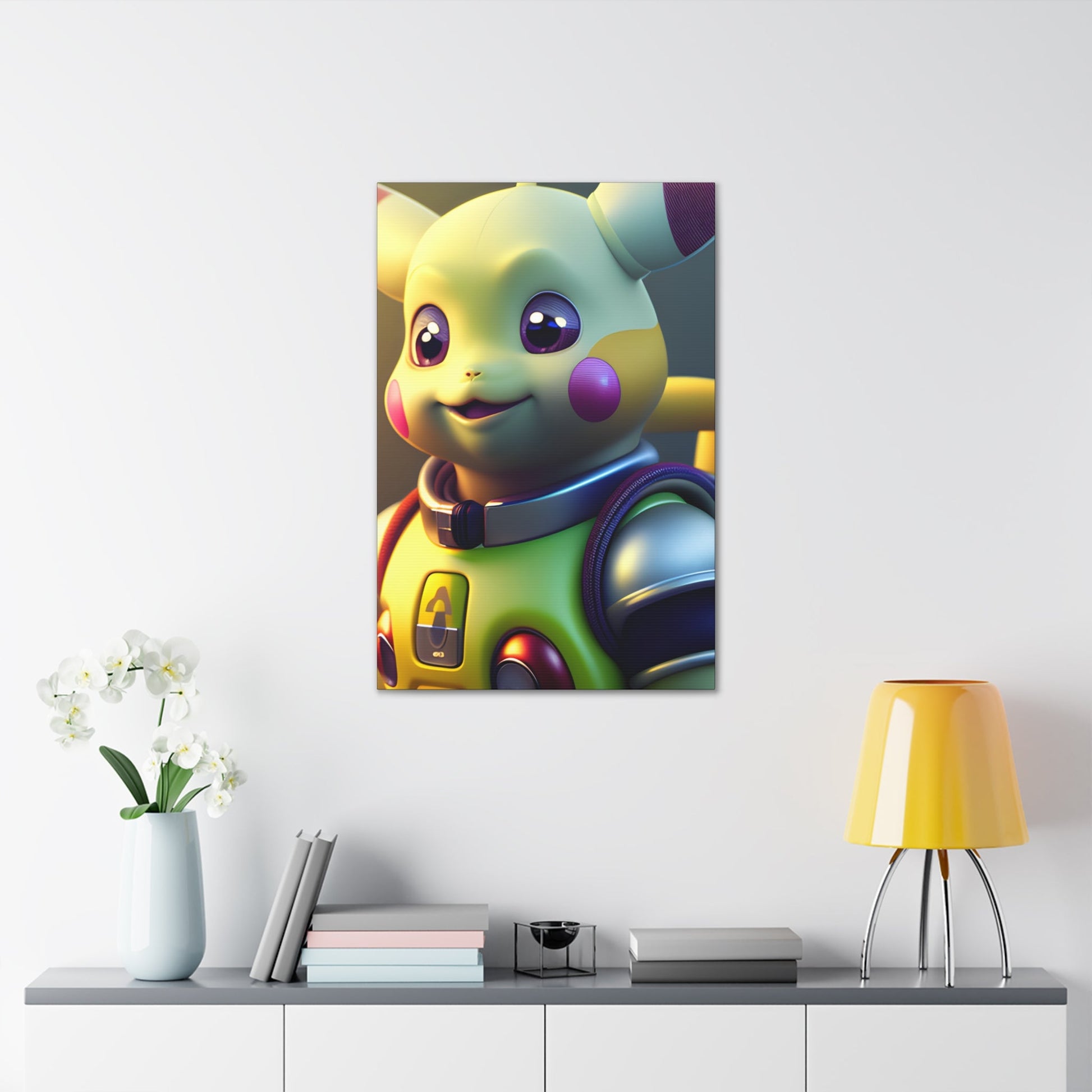 Buzz Lightchu Canvas - Pokestalgia LLC