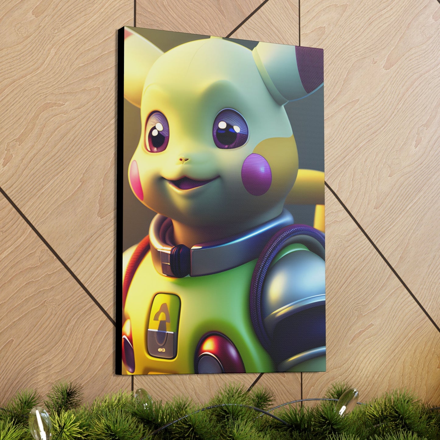 Buzz Lightchu Canvas - Pokestalgia LLC