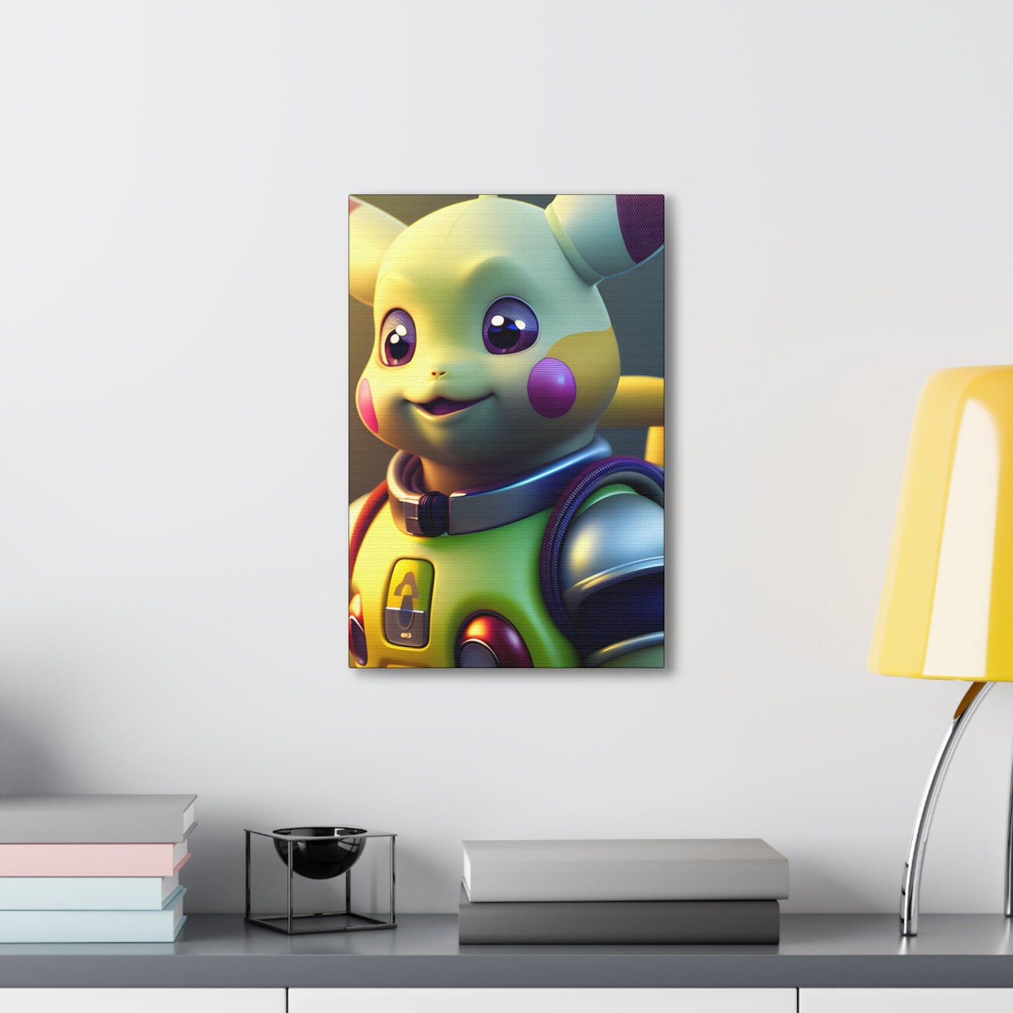 Buzz Lightchu Canvas - Pokestalgia LLC