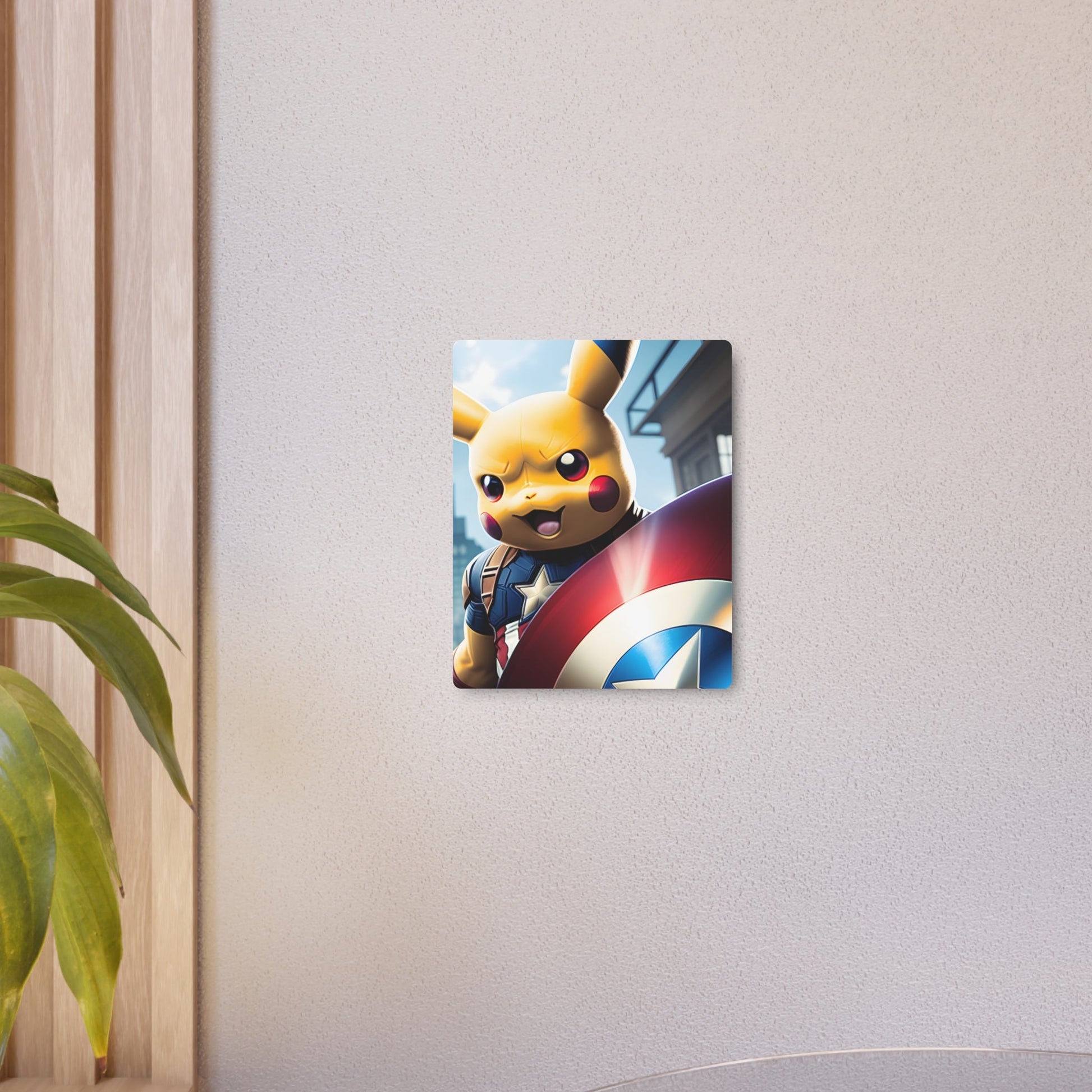 Captain Americhu Metal Art Sign - Pokestalgia LLC