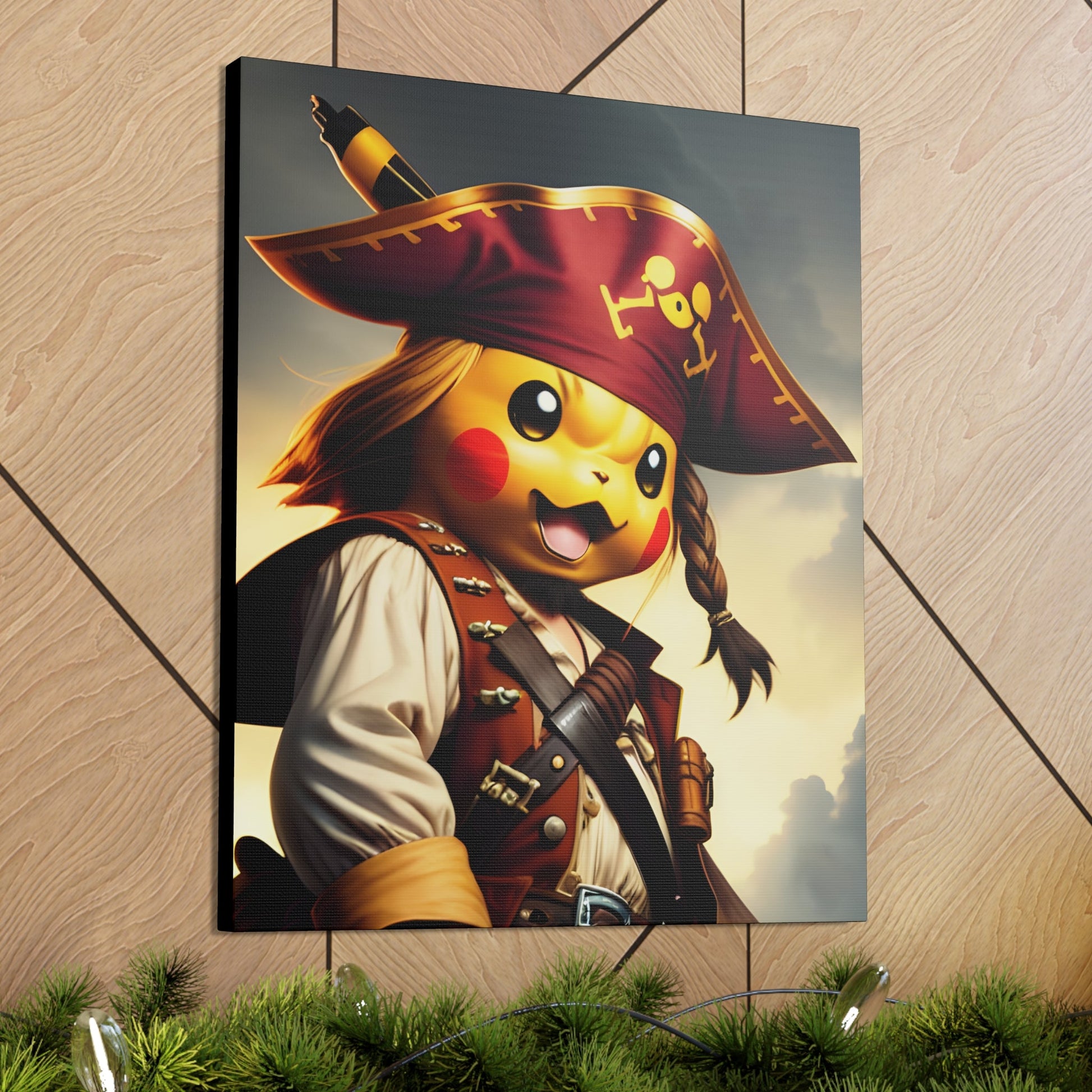 Captain Jackchu Canvas - Pokestalgia LLC