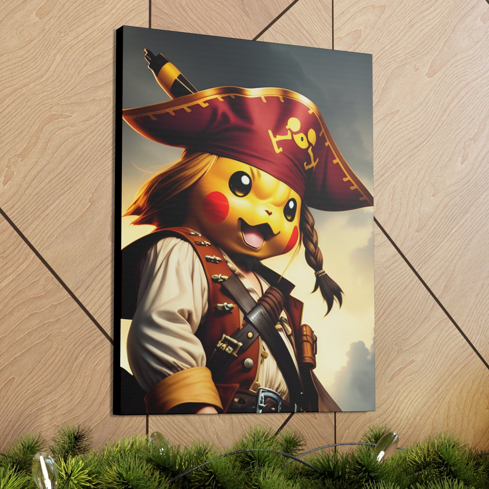 Captain Jackchu Canvas - Pokestalgia LLC