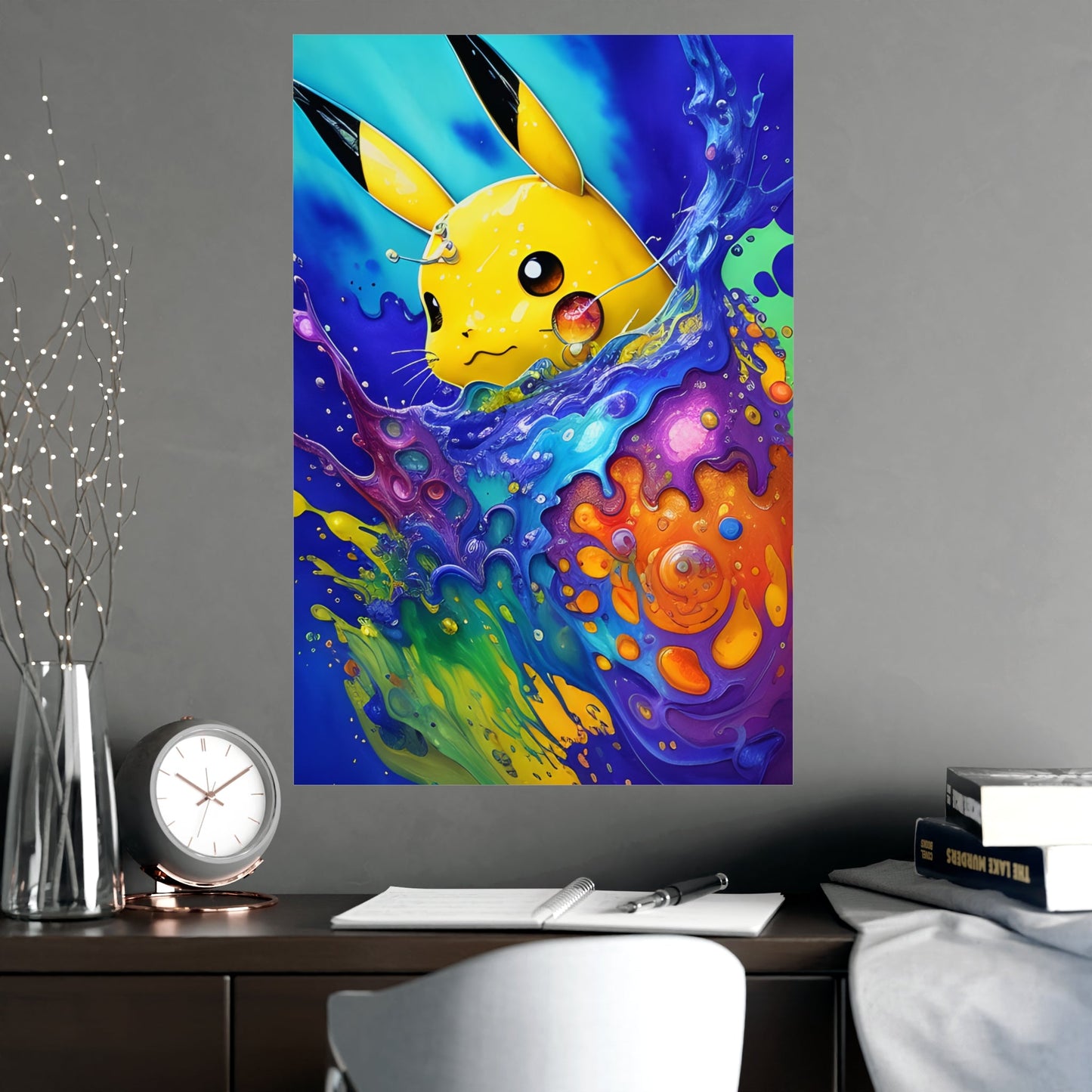 Cerulean Cyclone Matte Poster - Pokestalgia LLC