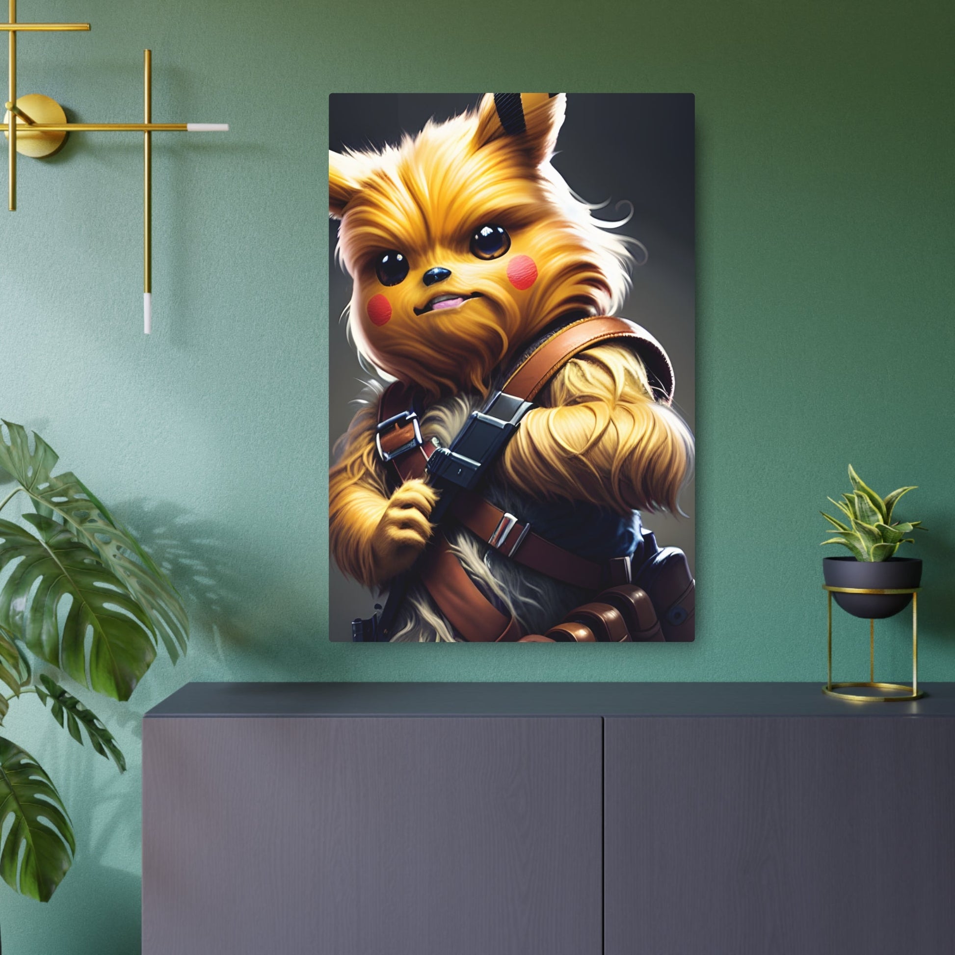 Chewbacchu Metal Art Sign - Pokestalgia LLC