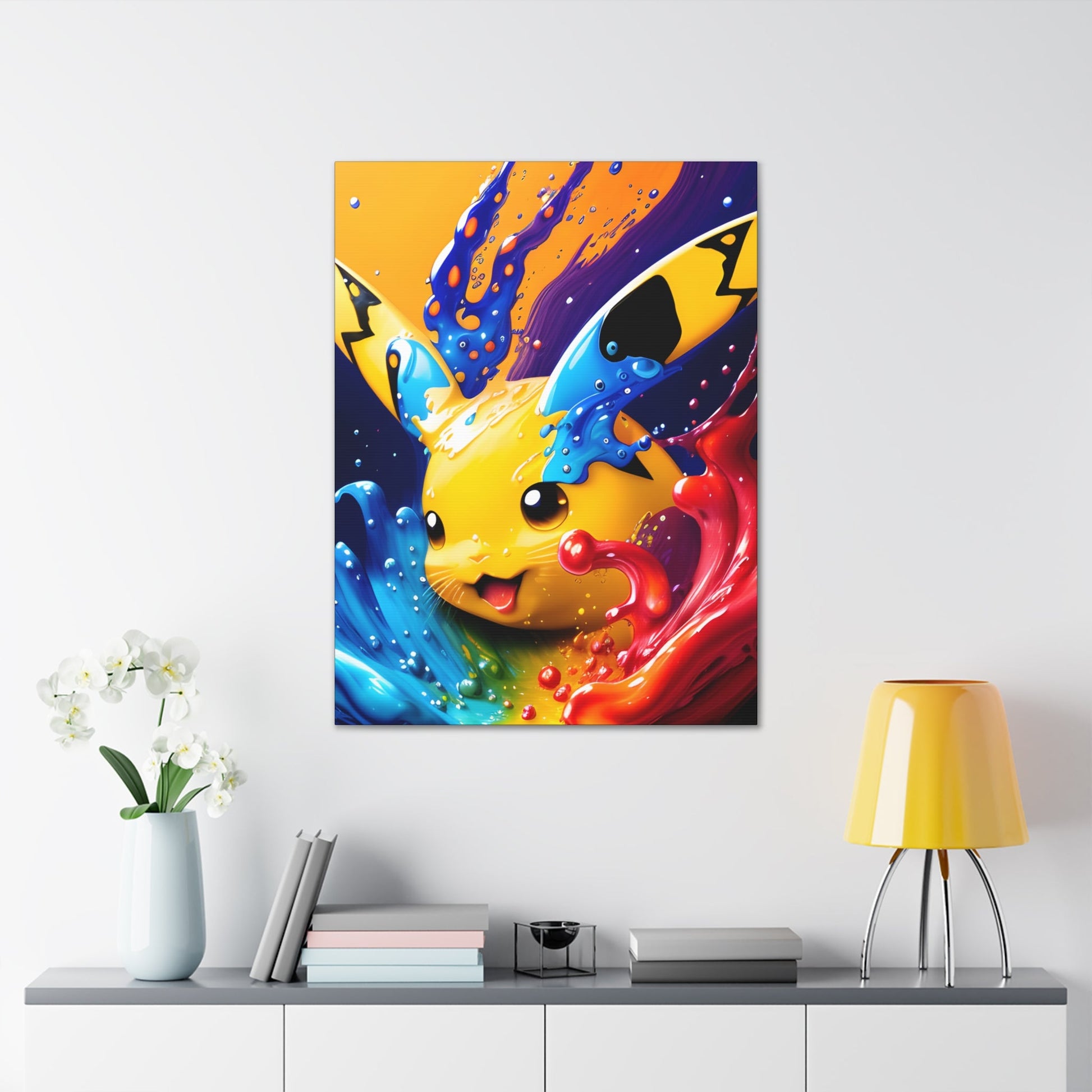 Chromoplastic Dynamism Canvas - Pokestalgia LLC