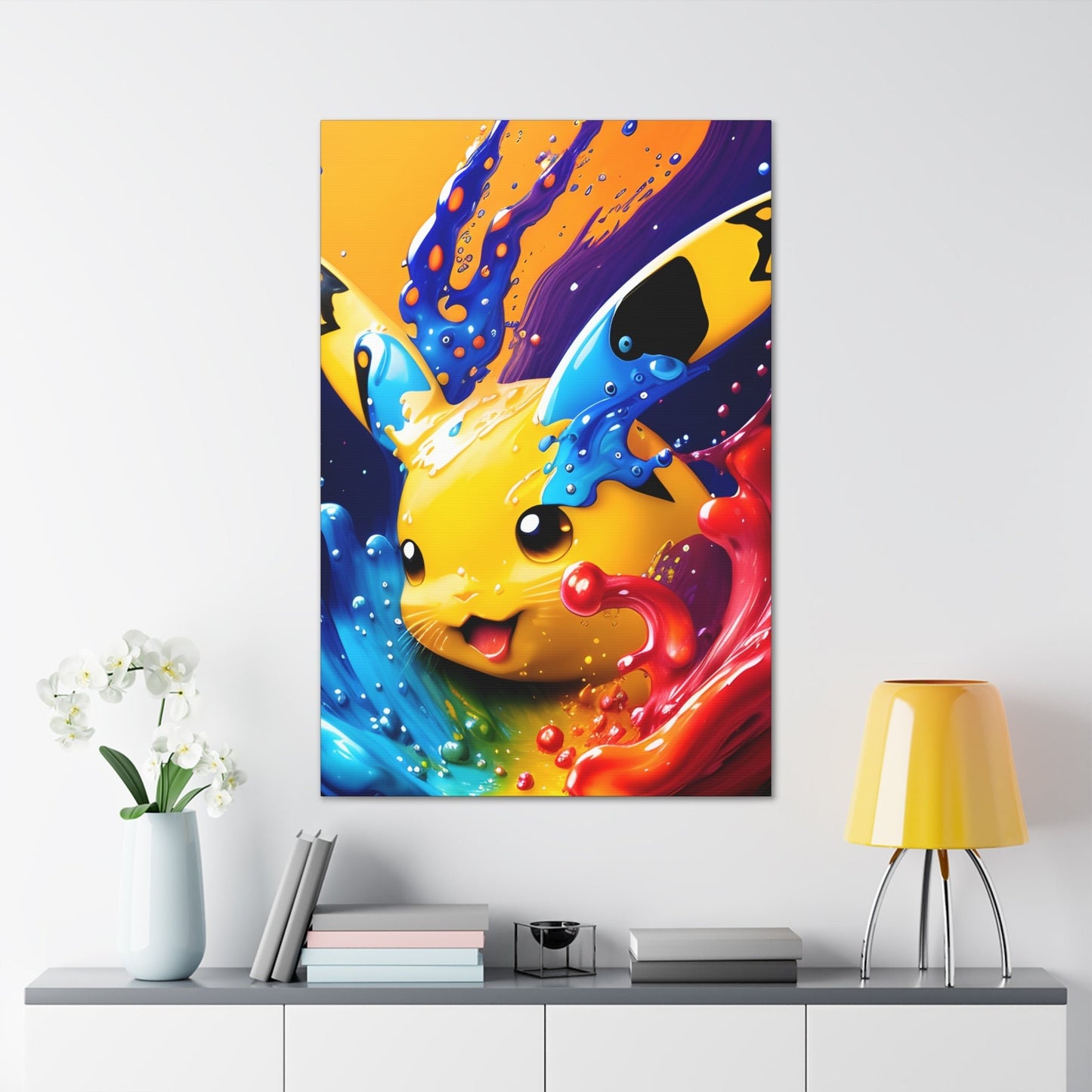 Chromoplastic Dynamism Canvas - Pokestalgia LLC