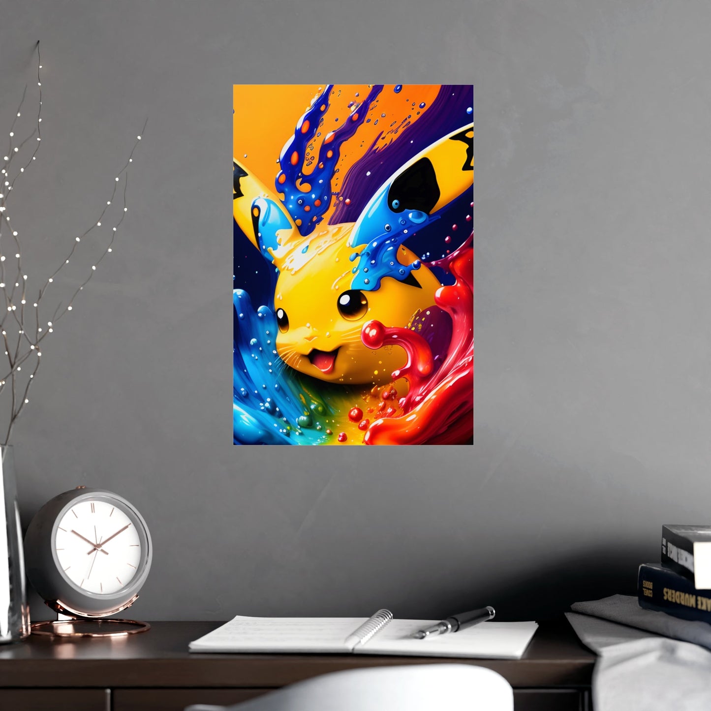 Chromoplastic Dynamism Matte Poster - Pokestalgia LLC