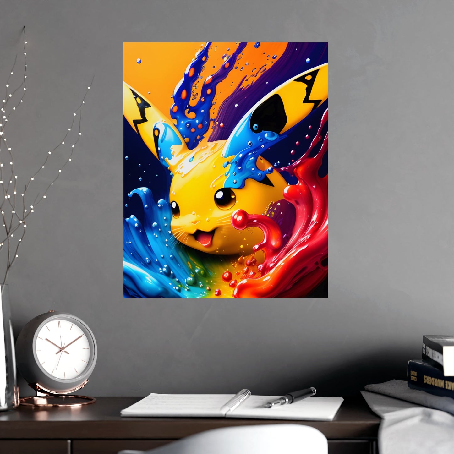 Chromoplastic Dynamism Matte Poster - Pokestalgia LLC