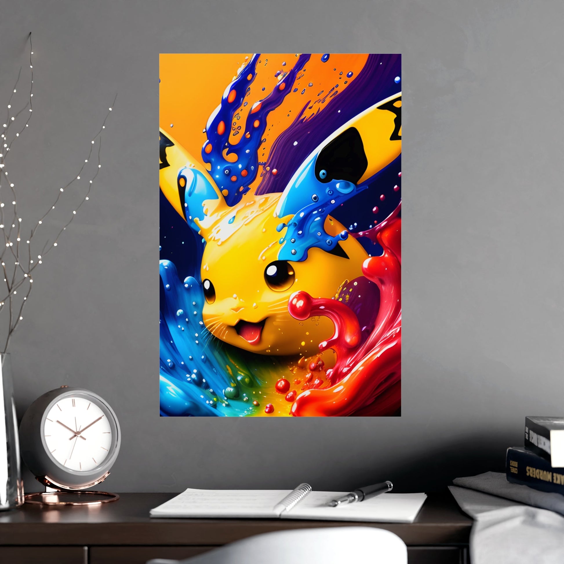 Chromoplastic Dynamism Matte Poster - Pokestalgia LLC