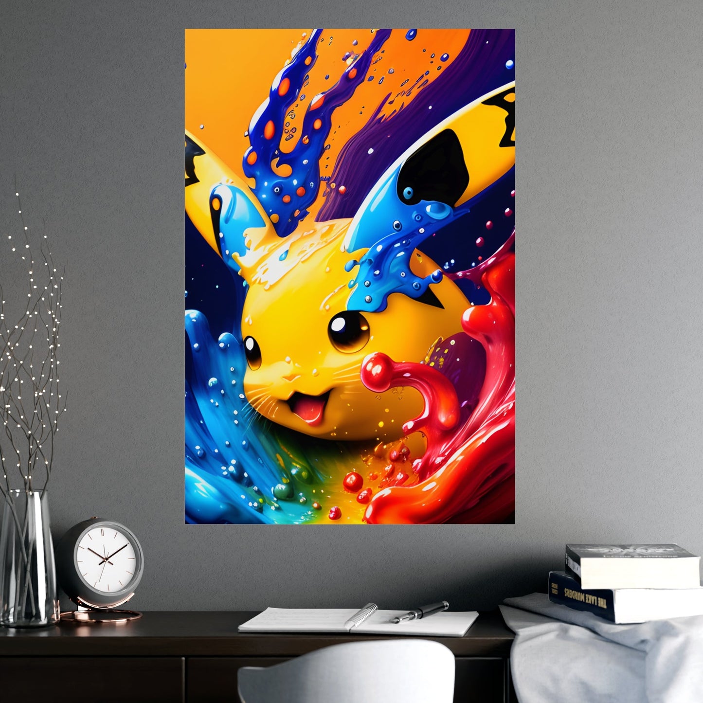 Chromoplastic Dynamism Matte Poster - Pokestalgia LLC