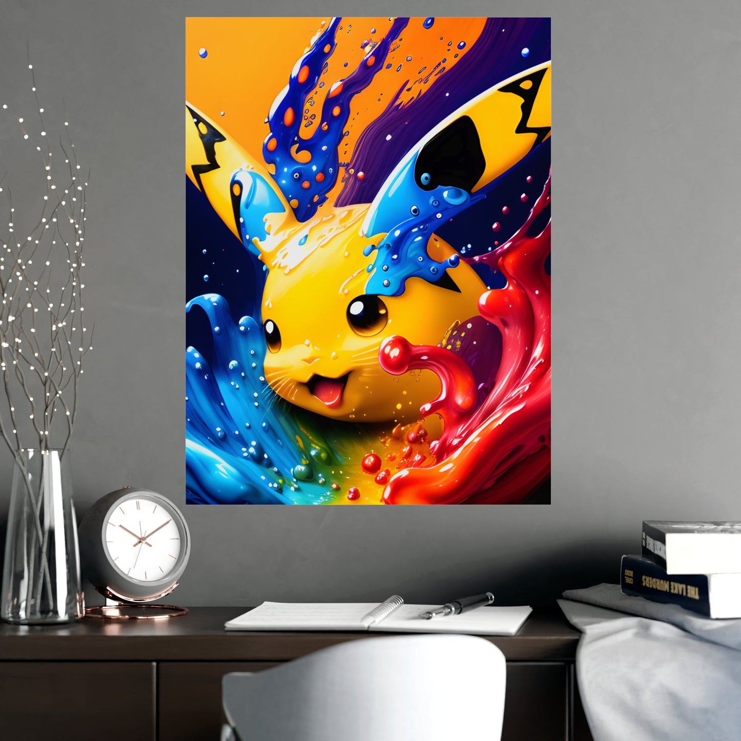 Chromoplastic Dynamism Matte Poster - Pokestalgia LLC