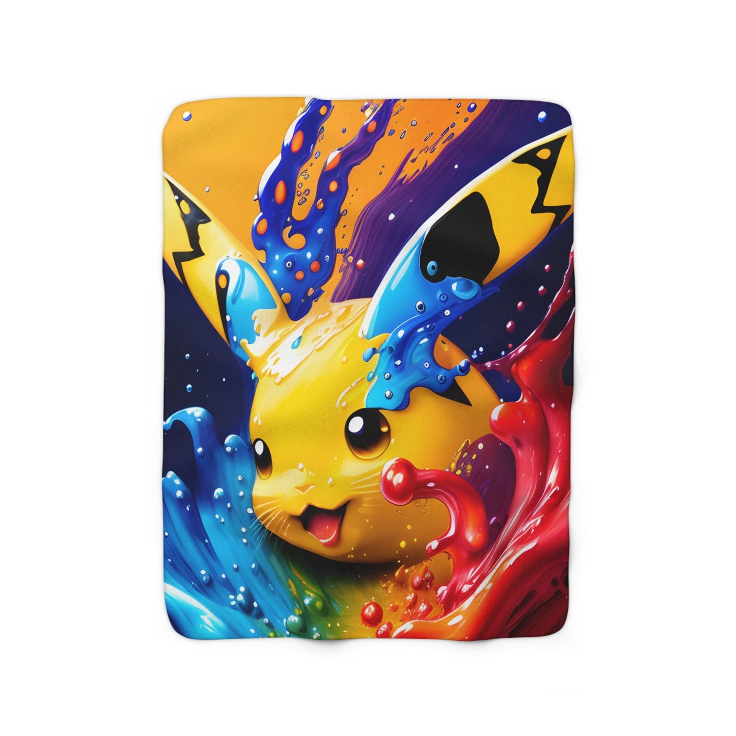 Chromoplastic Dynamism Sherpa Fleece Blanket - Pokestalgia LLC