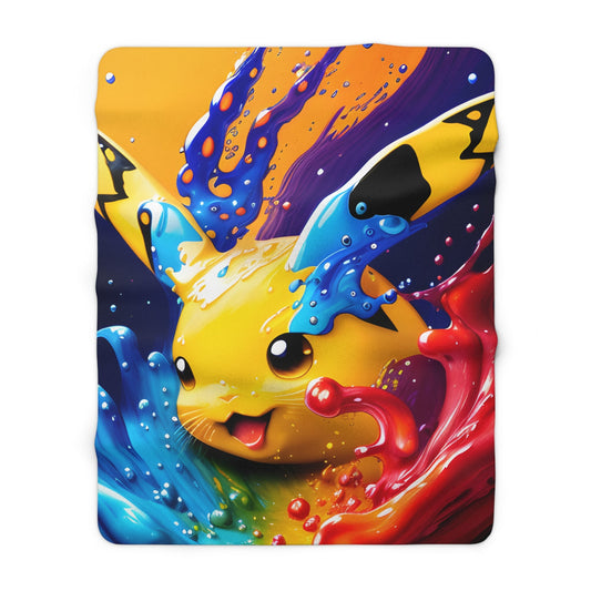 Chromoplastic Dynamism Sherpa Fleece Blanket - Pokestalgia LLC