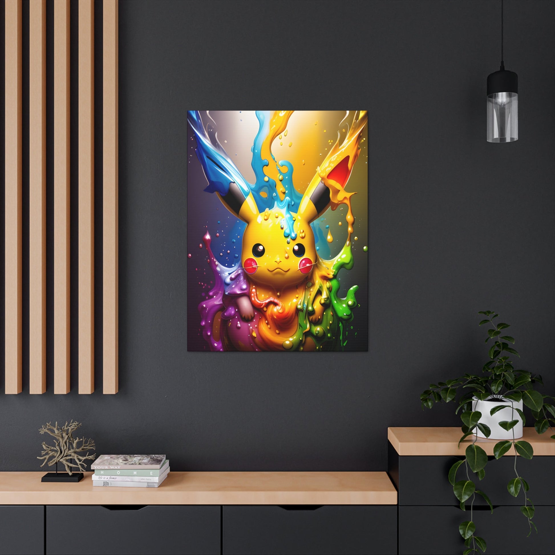 Enchanted Fluidity Canvas - Pokestalgia LLC