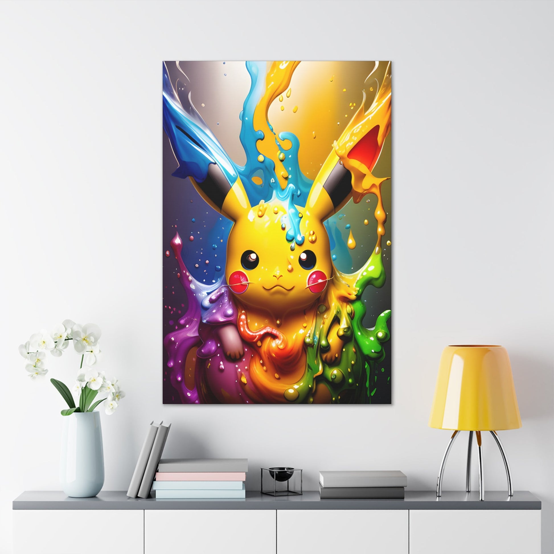 Enchanted Fluidity Canvas - Pokestalgia LLC