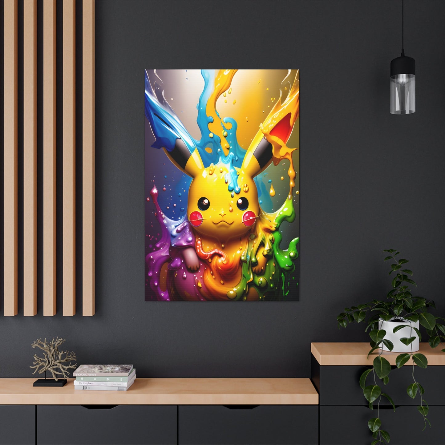 Enchanted Fluidity Canvas - Pokestalgia LLC