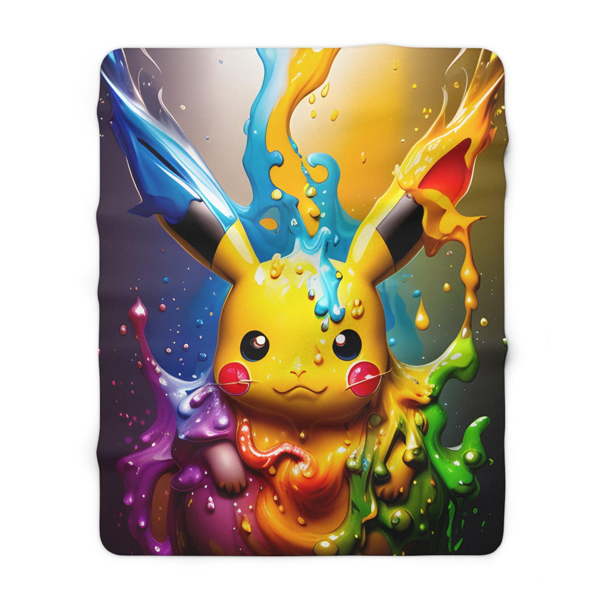 Enchanted Fluidity Sherpa Fleece Blanket - Pokestalgia LLC