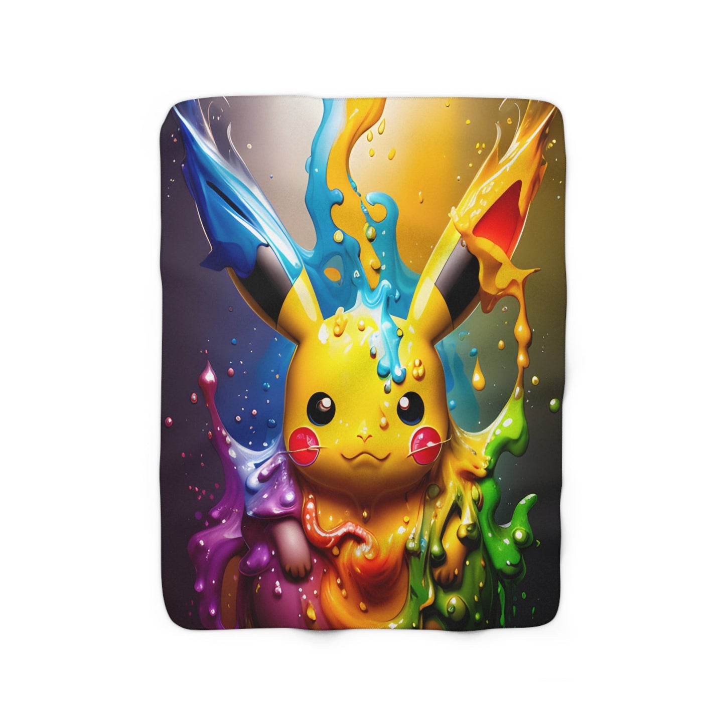 Enchanted Fluidity Sherpa Fleece Blanket - Pokestalgia LLC