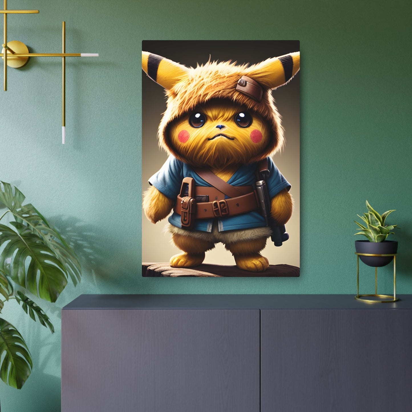 Ewotchu Metal Art Sign - Pokestalgia LLC