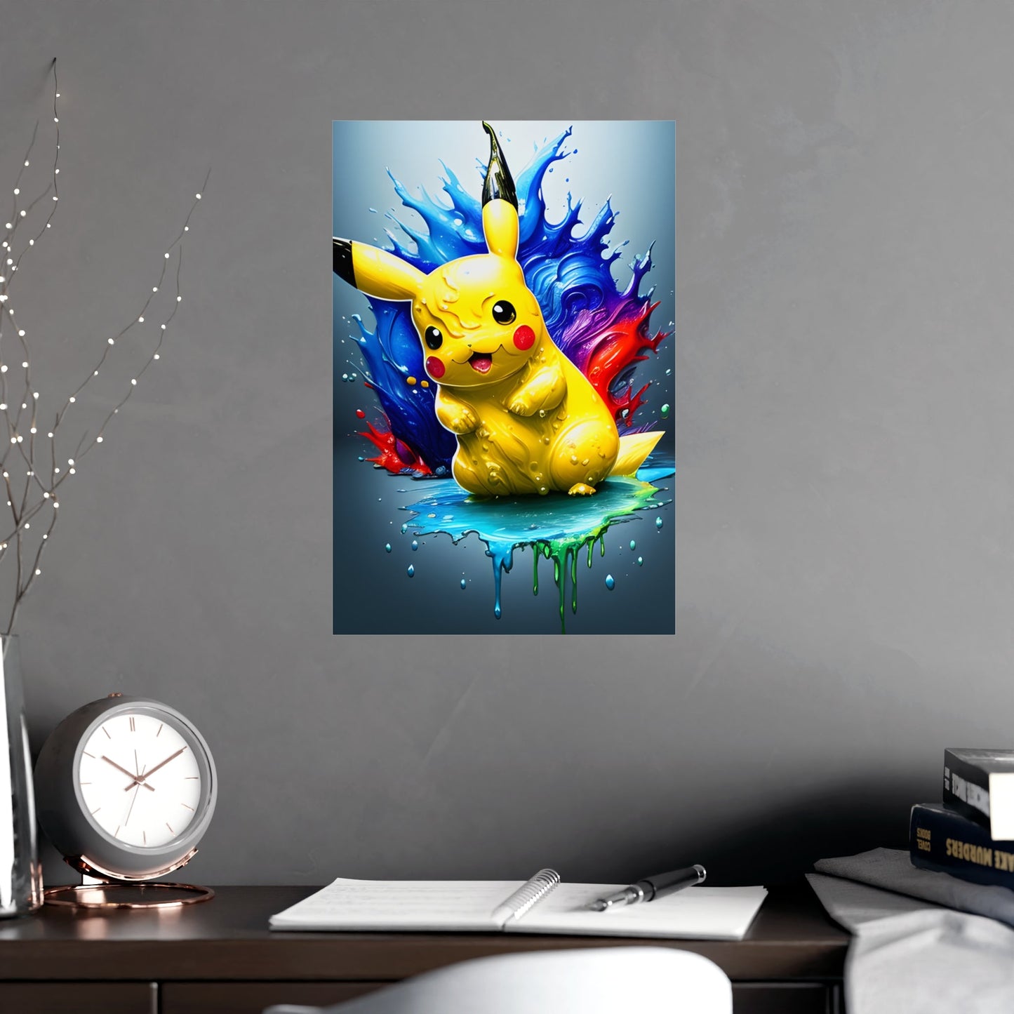 Fiery Flood Matte Poster - Pokestalgia LLC