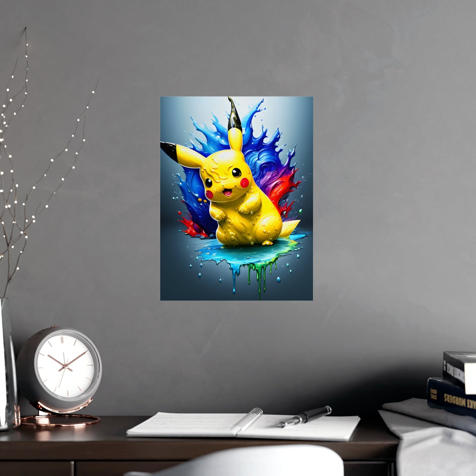 Fiery Flood Matte Poster - Pokestalgia LLC