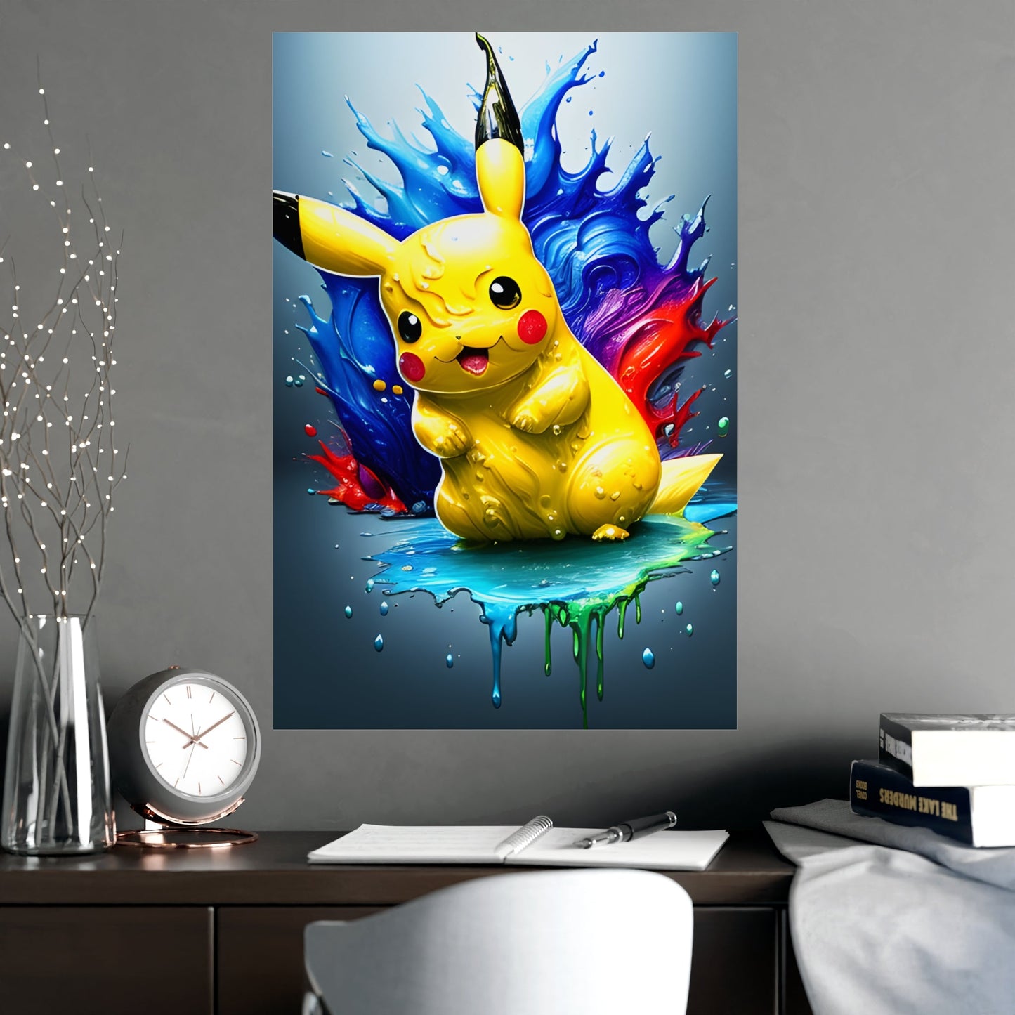 Fiery Flood Matte Poster - Pokestalgia LLC