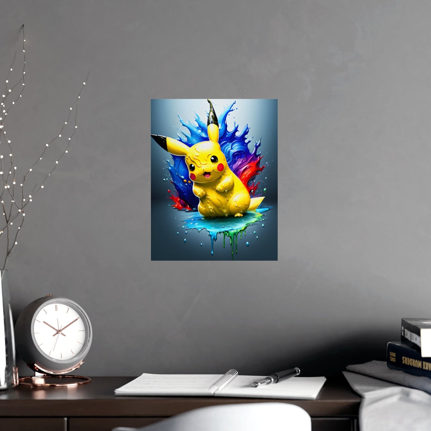 Fiery Flood Matte Poster - Pokestalgia LLC