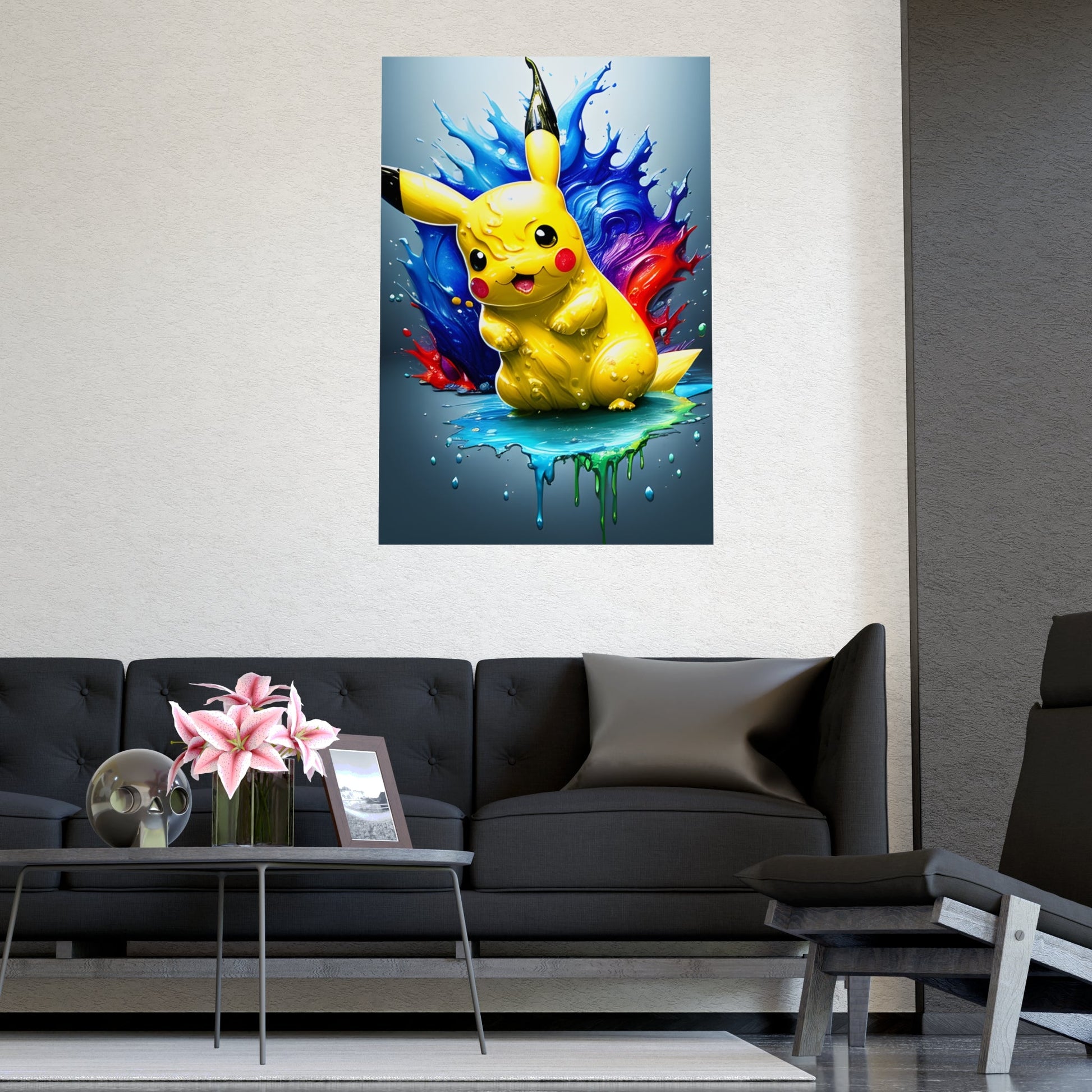 Fiery Flood Matte Poster - Pokestalgia LLC