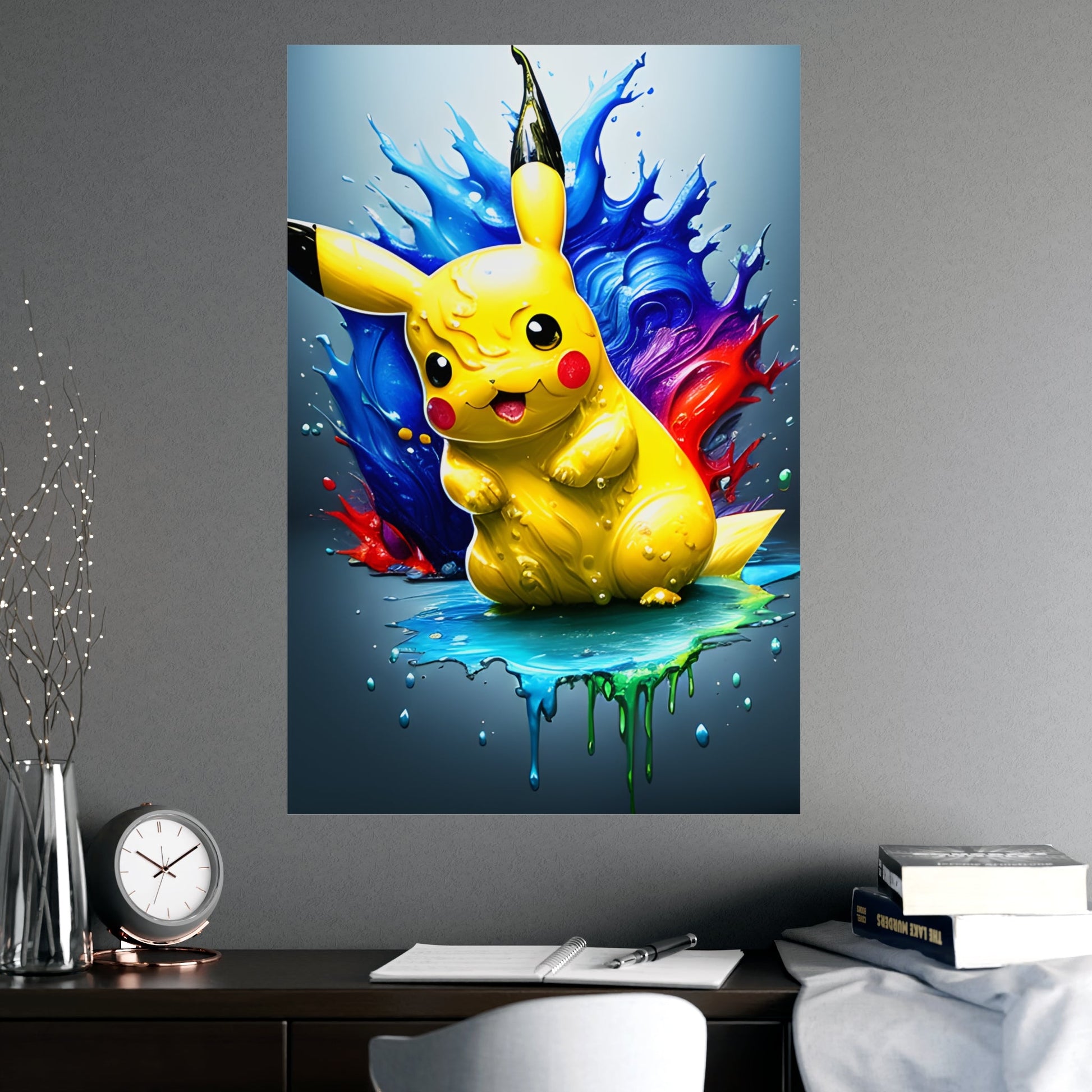 Fiery Flood Matte Poster - Pokestalgia LLC