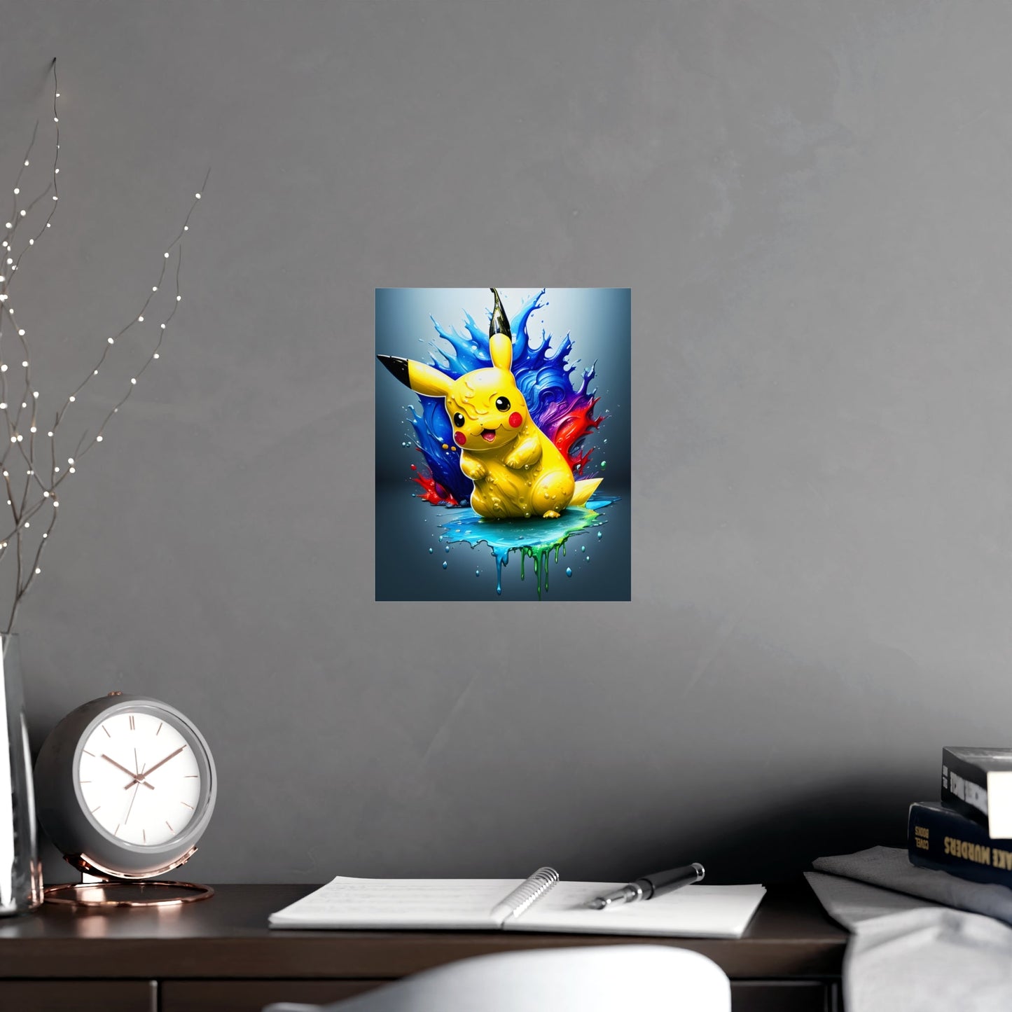 Fiery Flood Matte Poster - Pokestalgia LLC