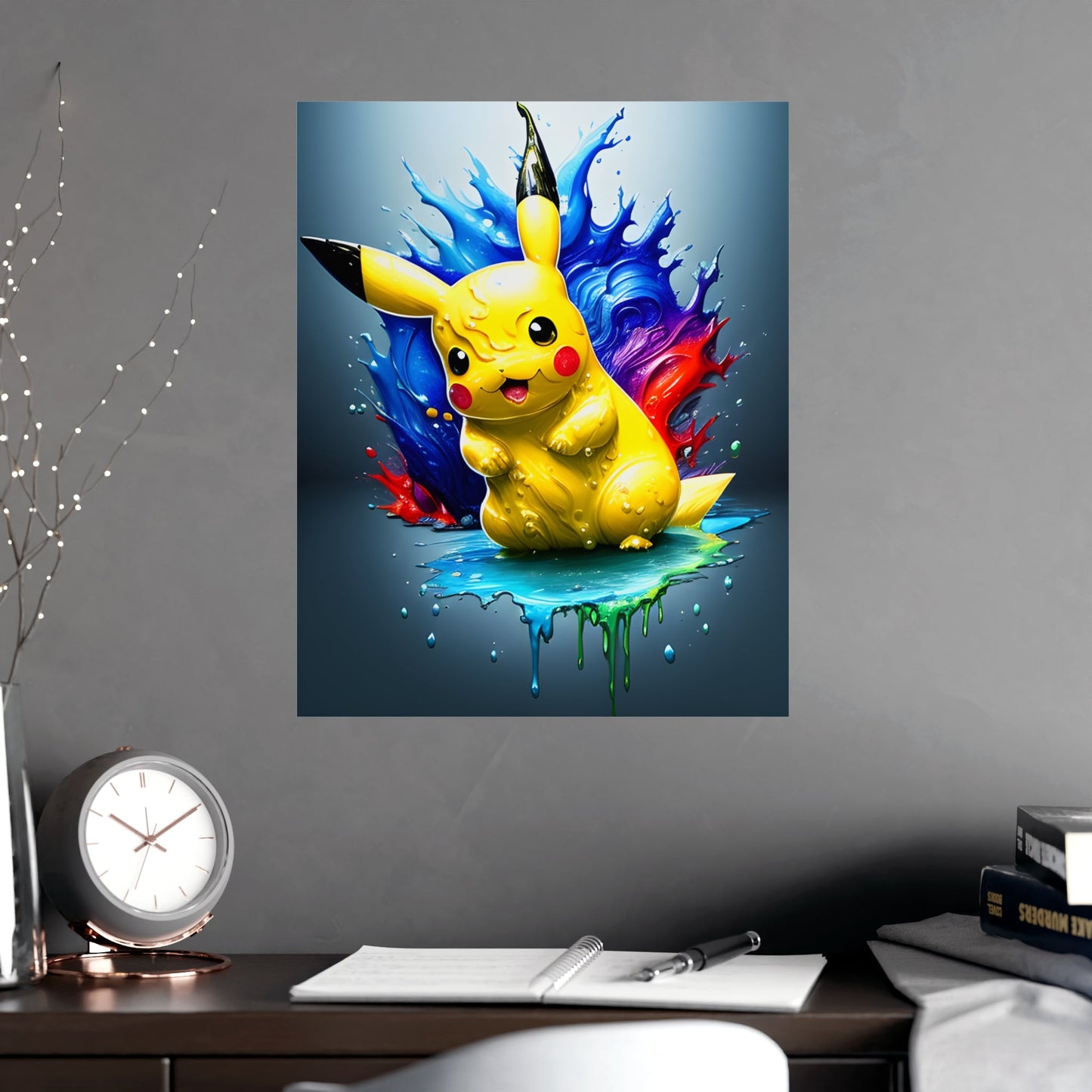 Fiery Flood Matte Poster - Pokestalgia LLC