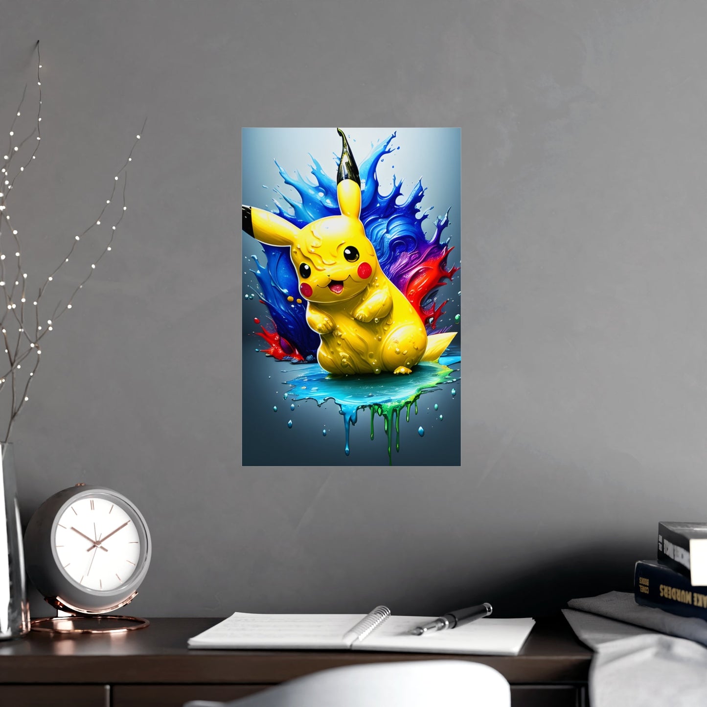 Fiery Flood Matte Poster - Pokestalgia LLC