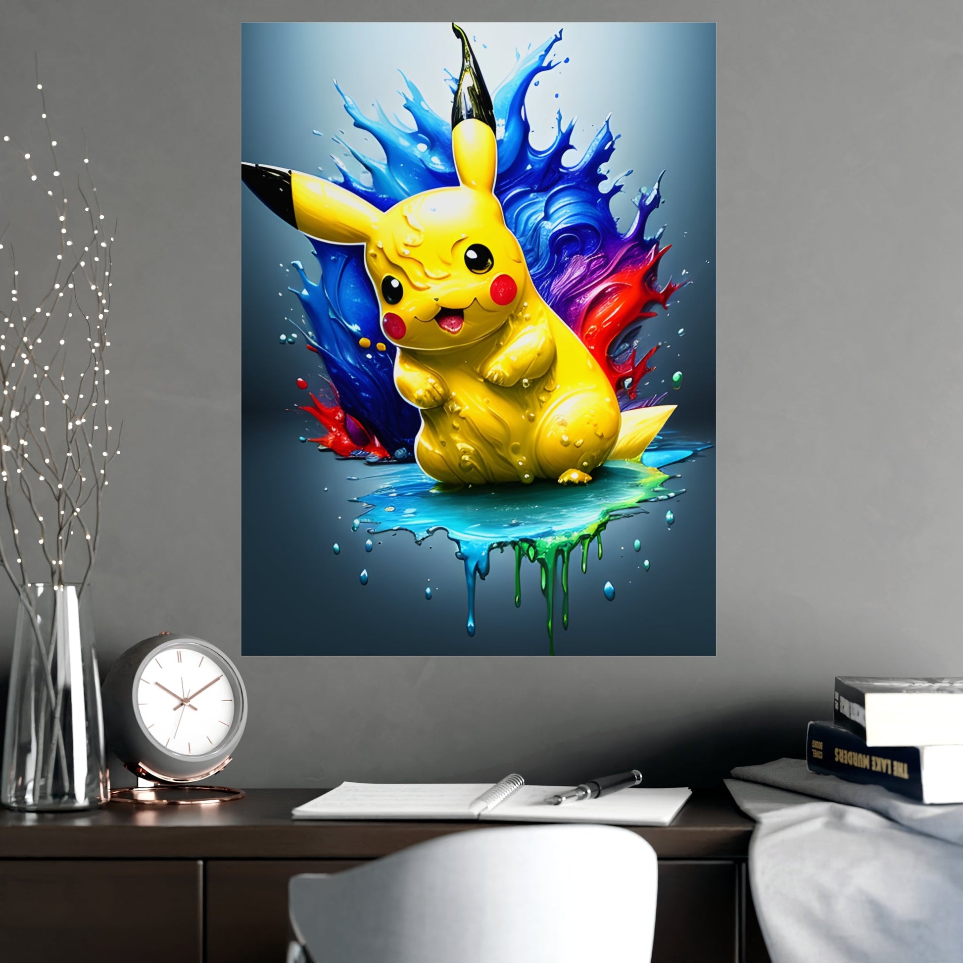 Fiery Flood Matte Poster - Pokestalgia LLC