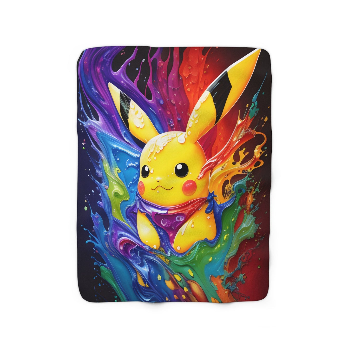 Flowing Fantasia Sherpa Fleece Blanket - Pokestalgia LLC