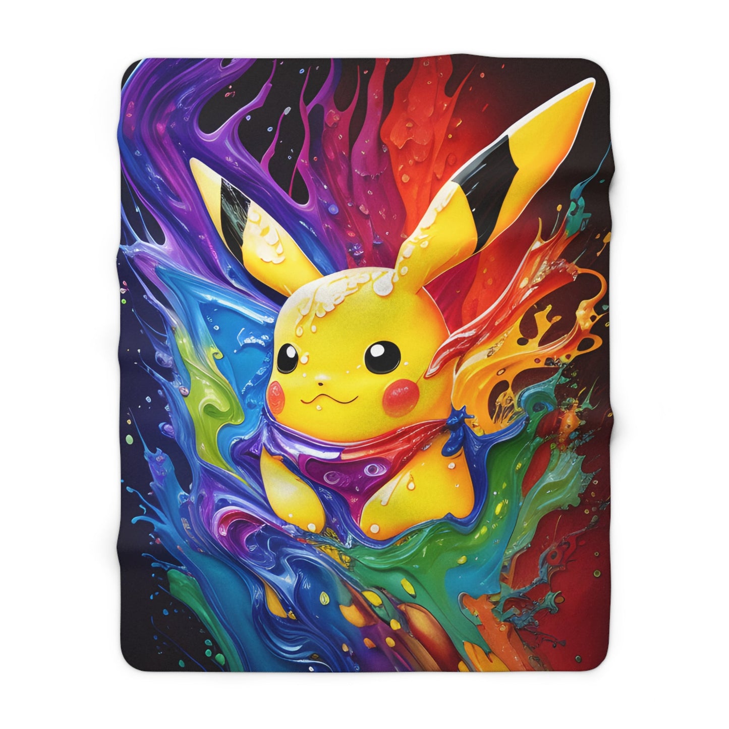 Flowing Fantasia Sherpa Fleece Blanket - Pokestalgia LLC