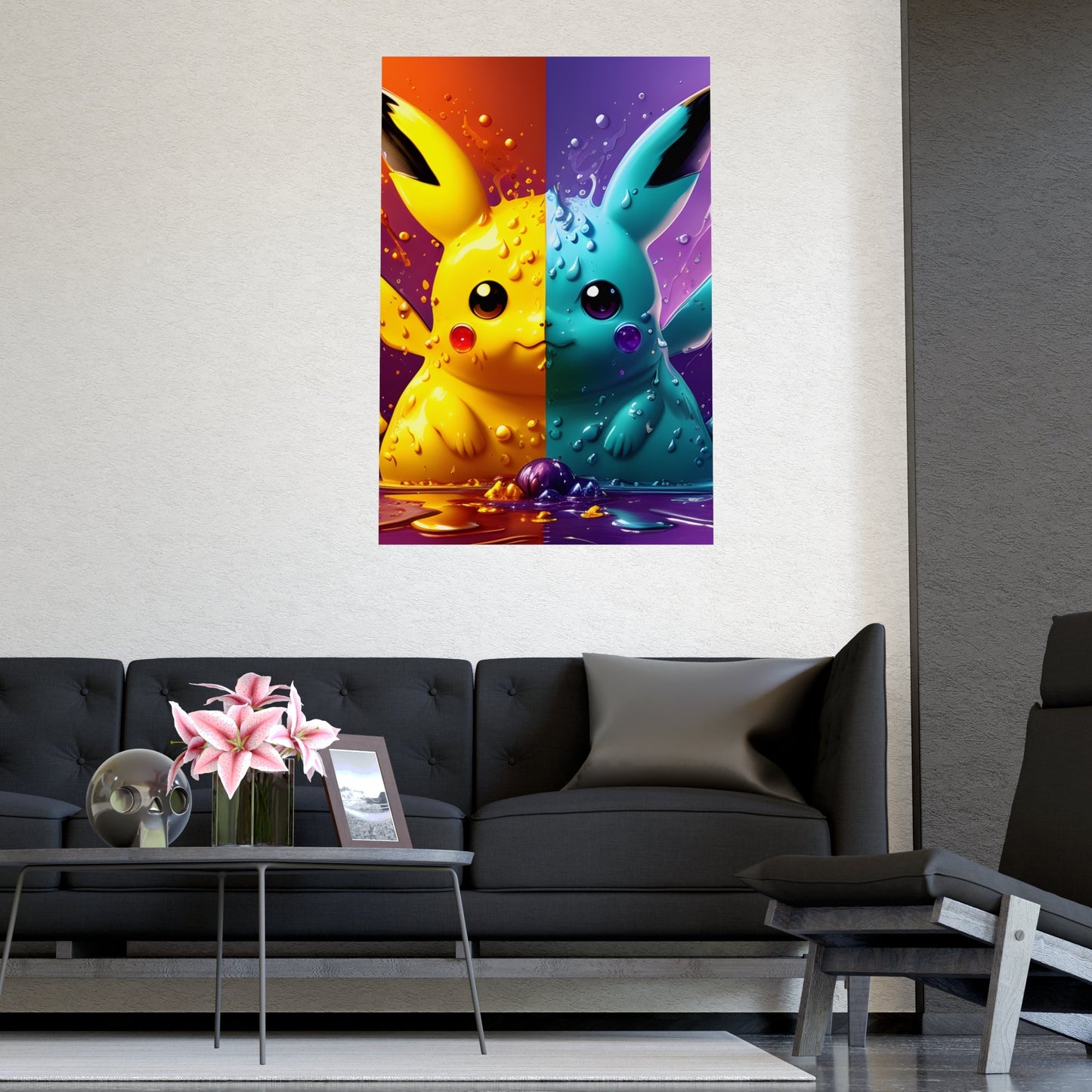 Fluid Harmonies Matte Poster - Pokestalgia LLC