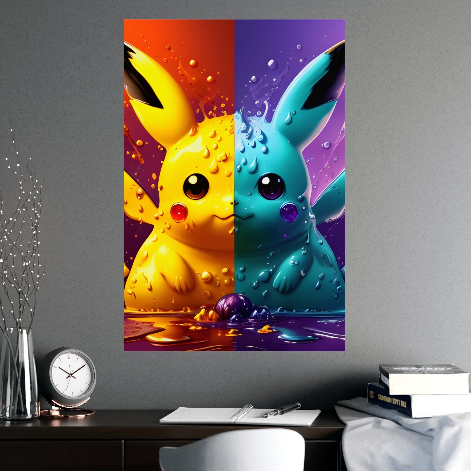 Fluid Harmonies Matte Poster - Pokestalgia LLC