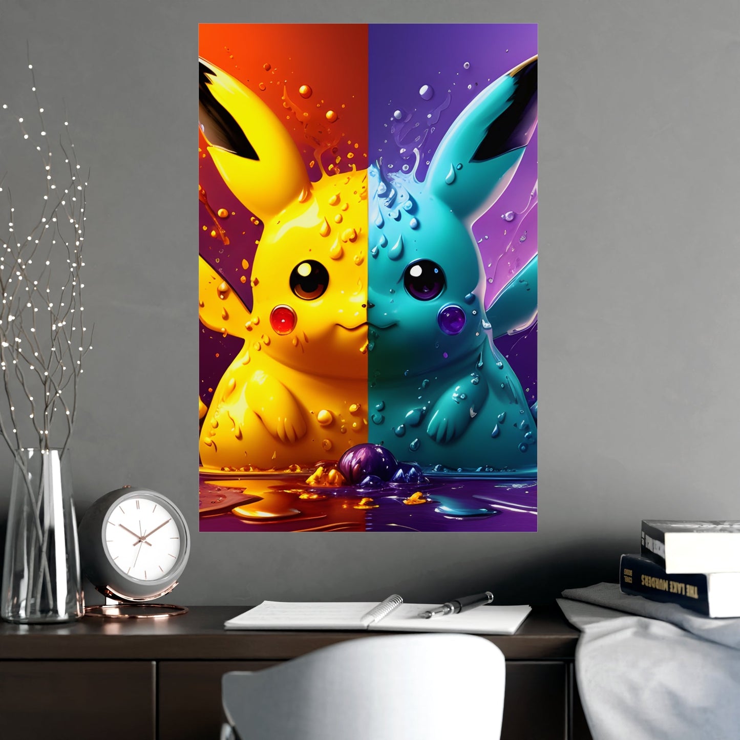 Fluid Harmonies Matte Poster - Pokestalgia LLC