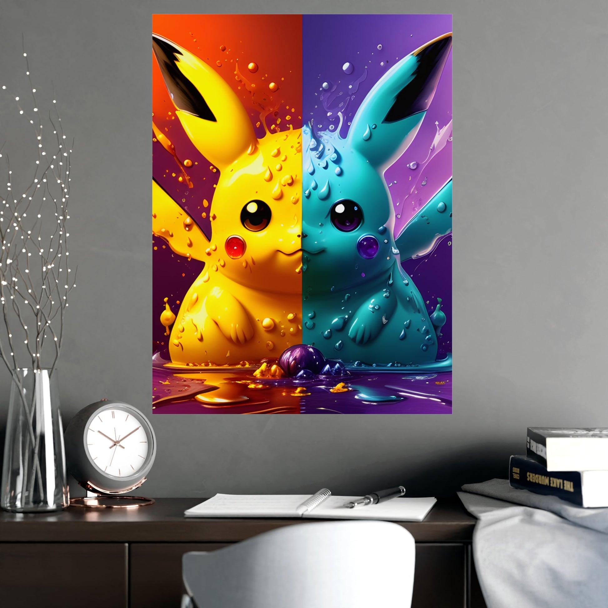 Fluid Harmonies Matte Poster - Pokestalgia LLC